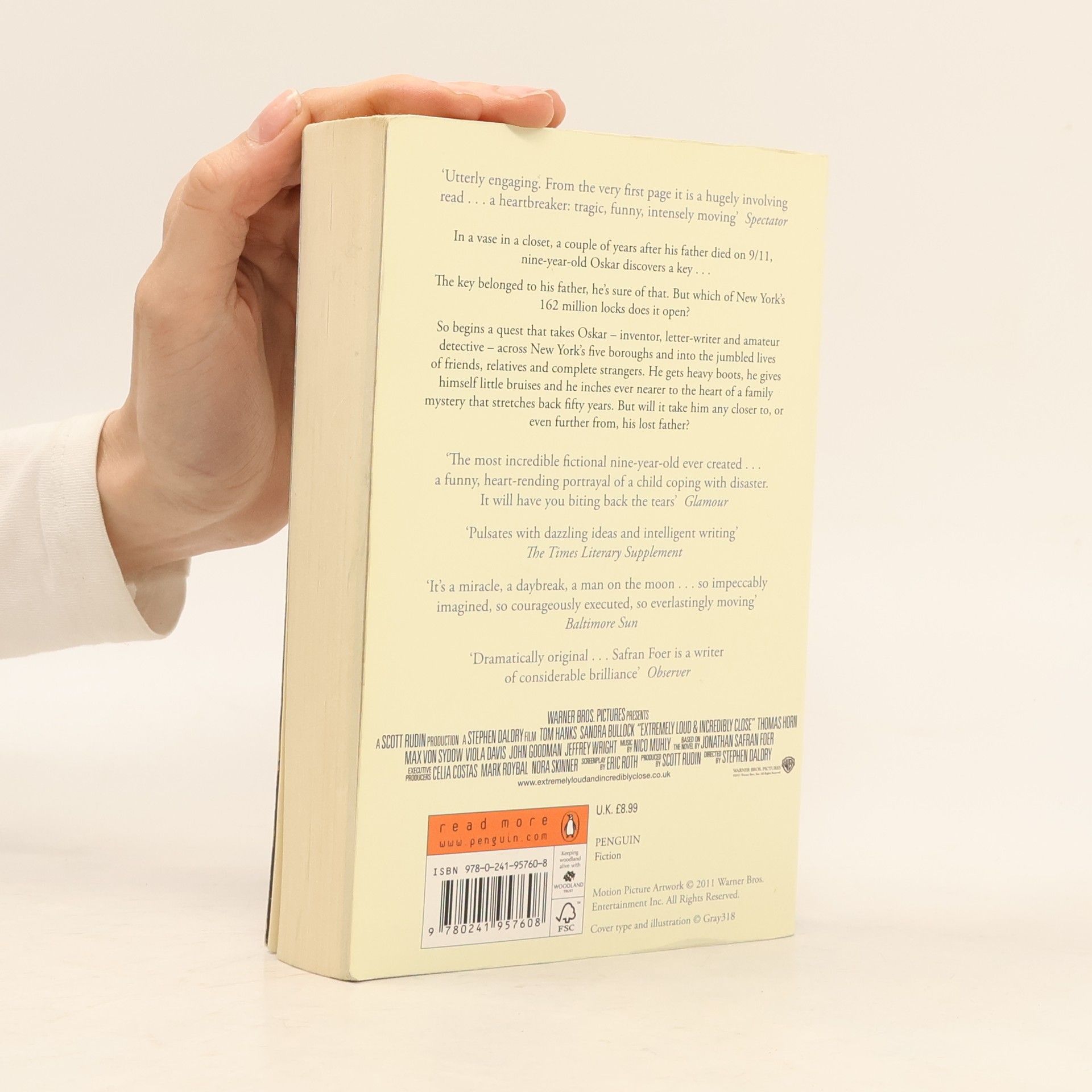 Jonathan Safran Foer Extremely loud & incredibly close