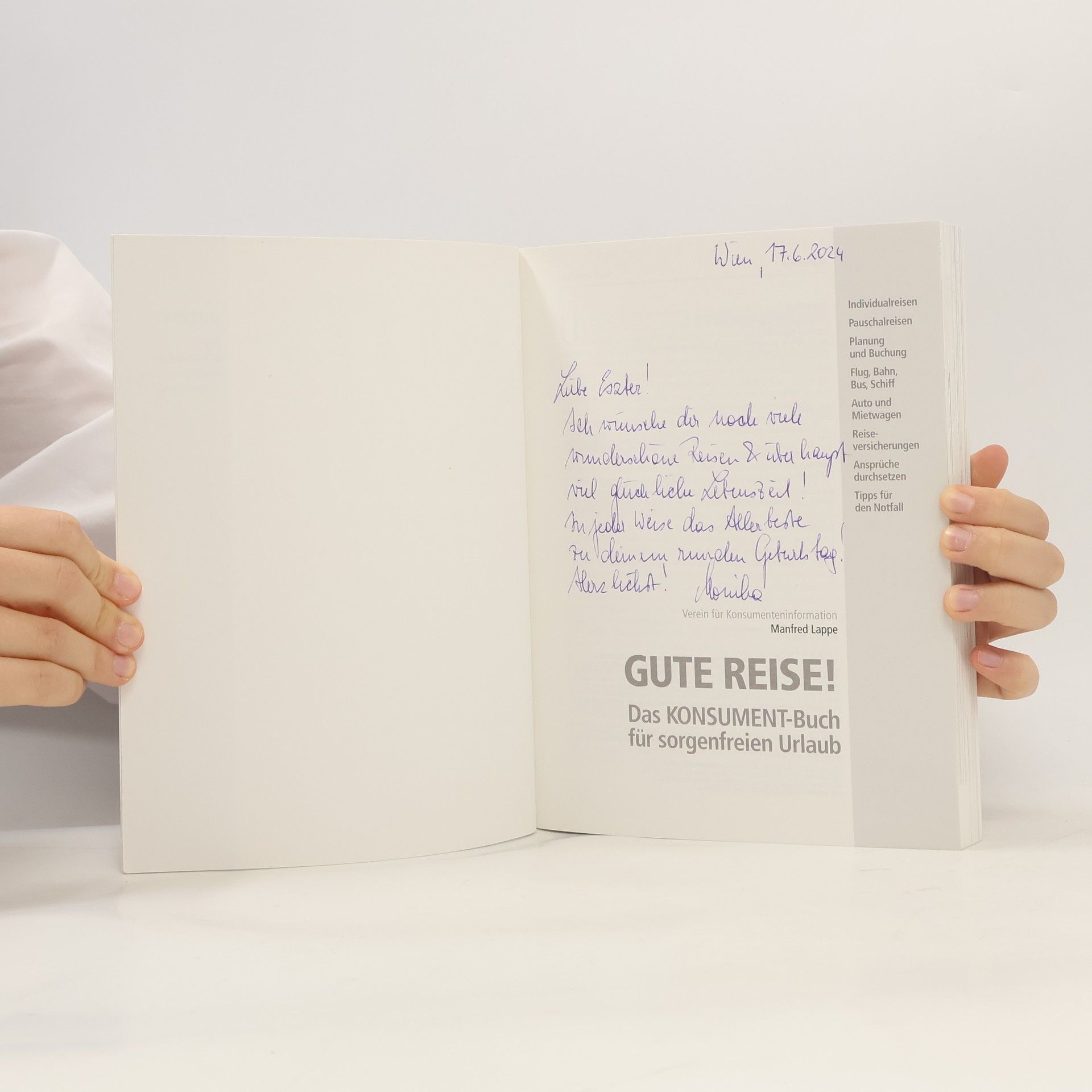 Manfred Lappe Gute Reise! Das KONSUMENT-Buch für sorgenfreien Urlaub