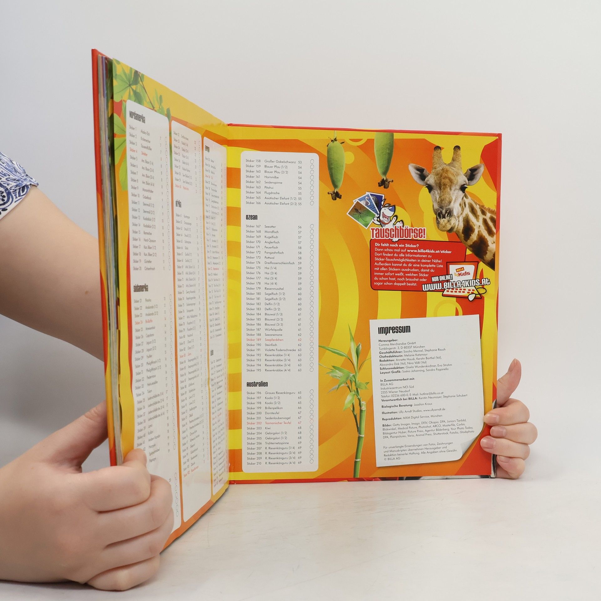 Autorenkollektiv Stickerbuch der Tierischen Rekorde