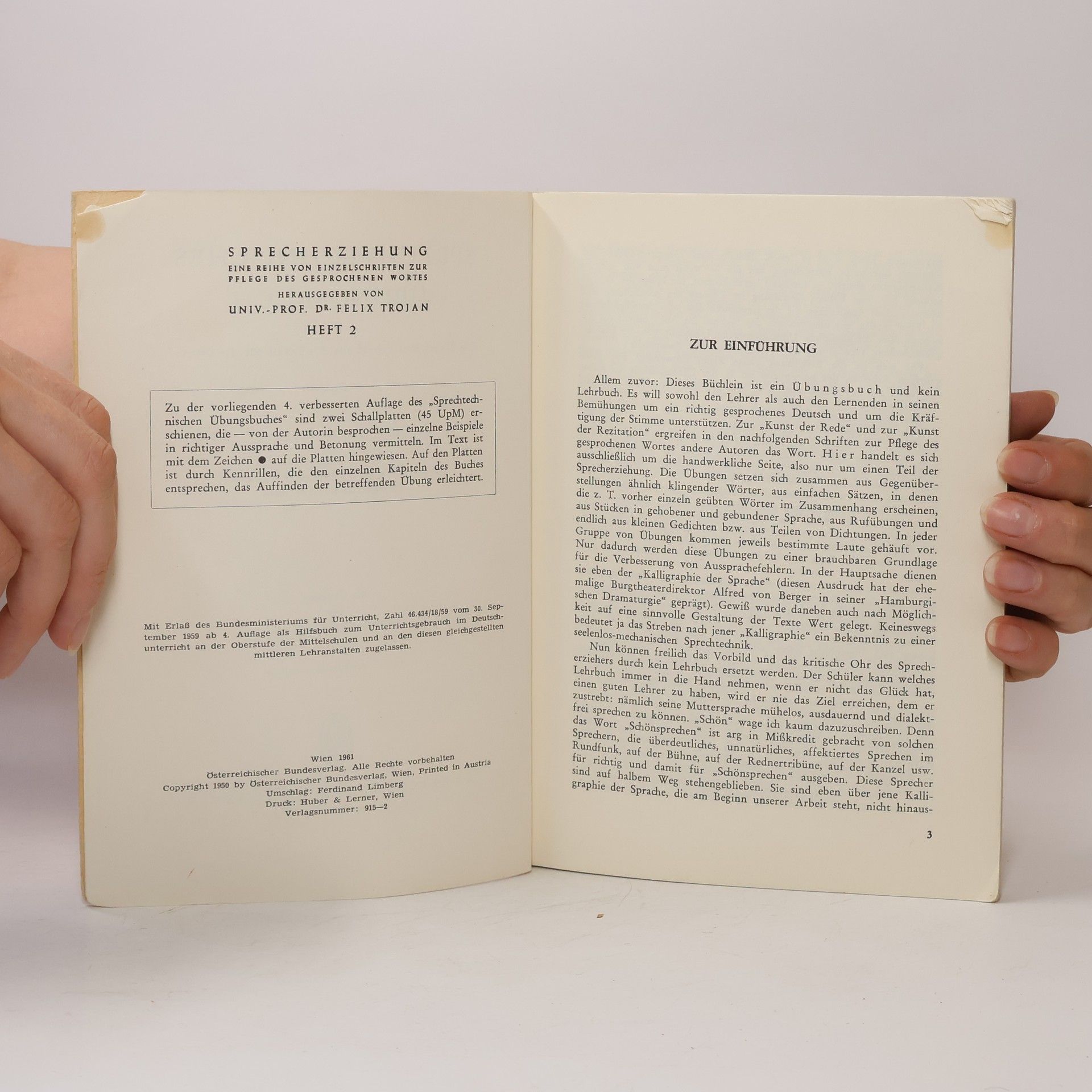 Vera Balser Eberle Sprechtechnisches Übungsbuch