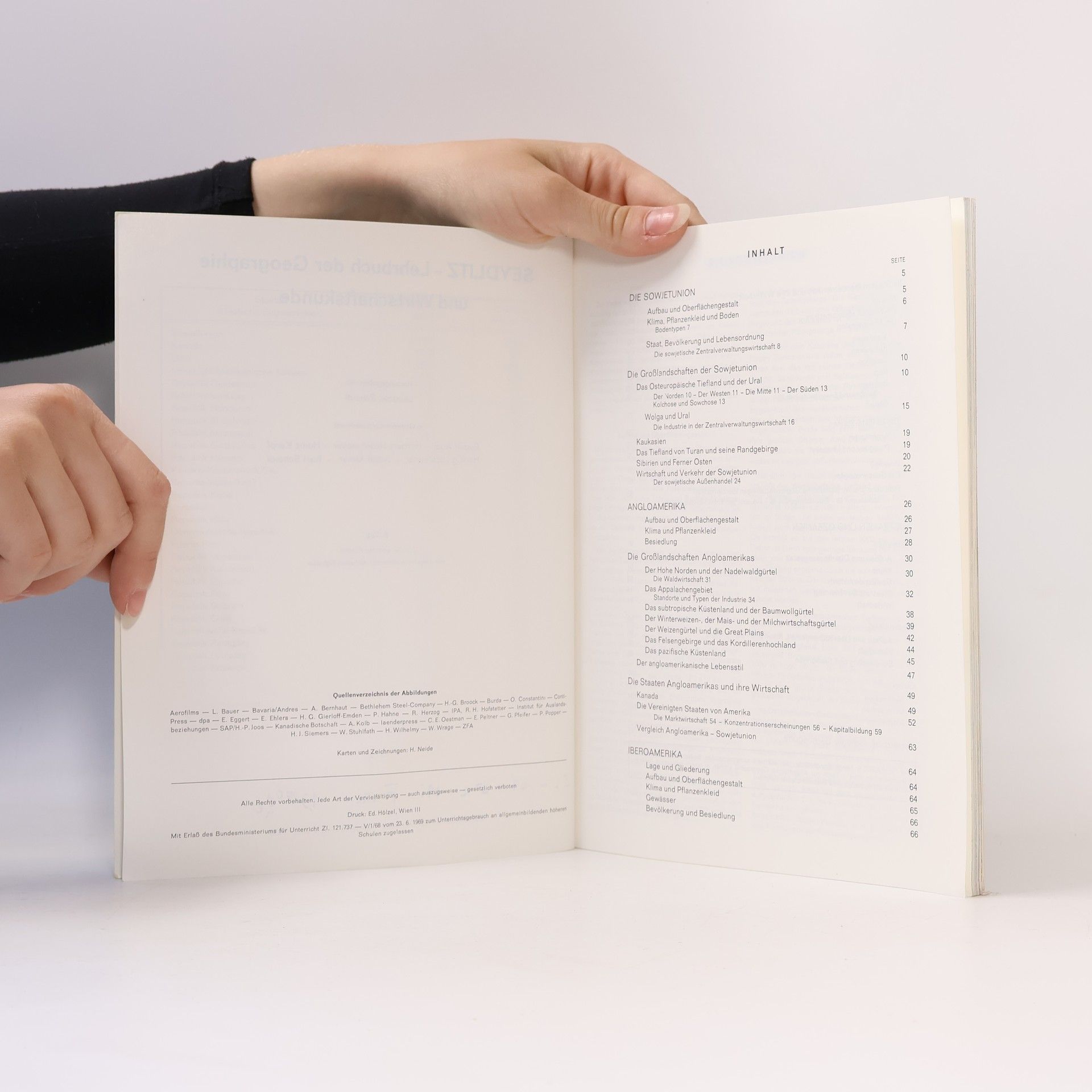 Leopold G. Scheidl Seydlitz - Lehrbuch der Geographie und Wirtschaftskunde