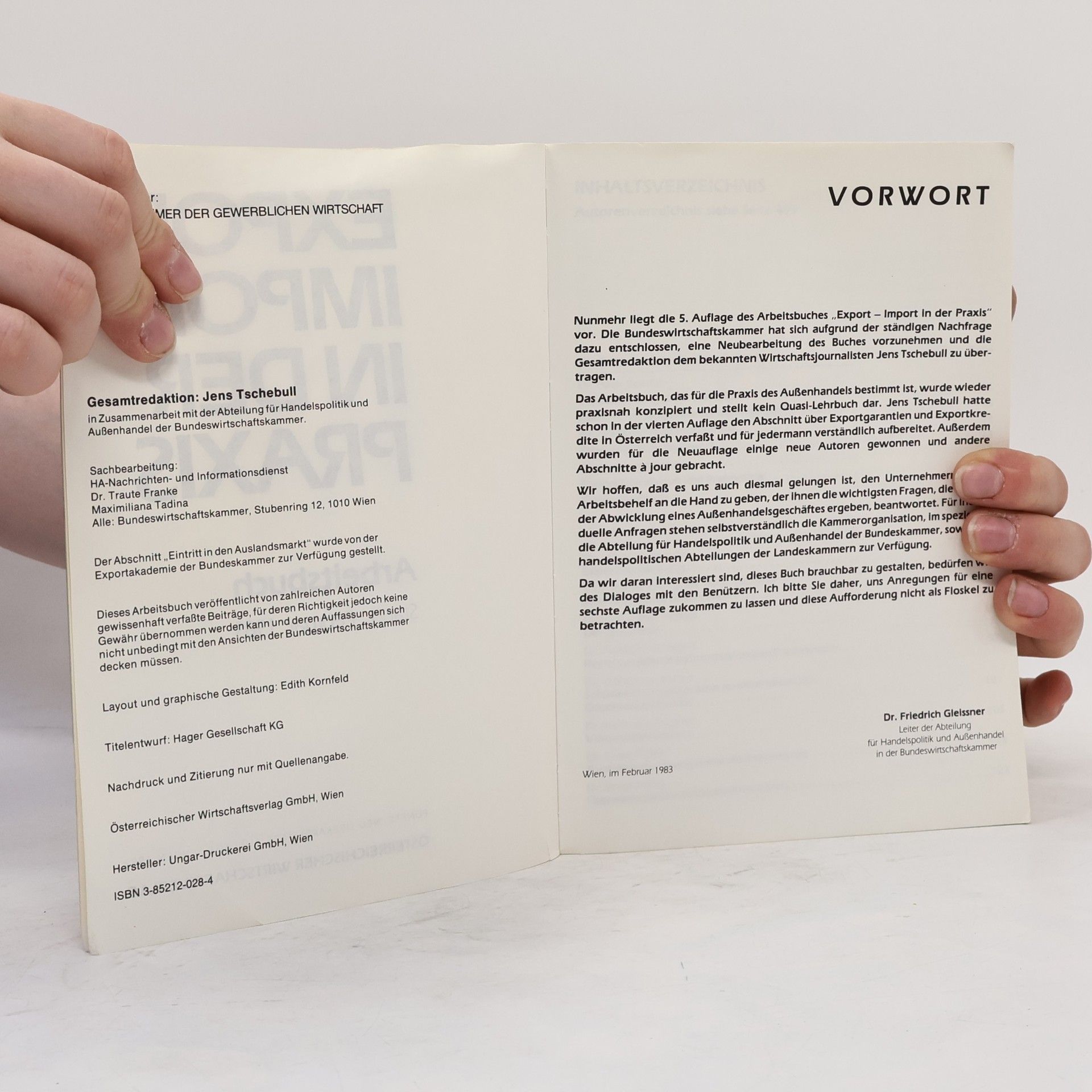Jens Tschebull Export-Import in der Praxis