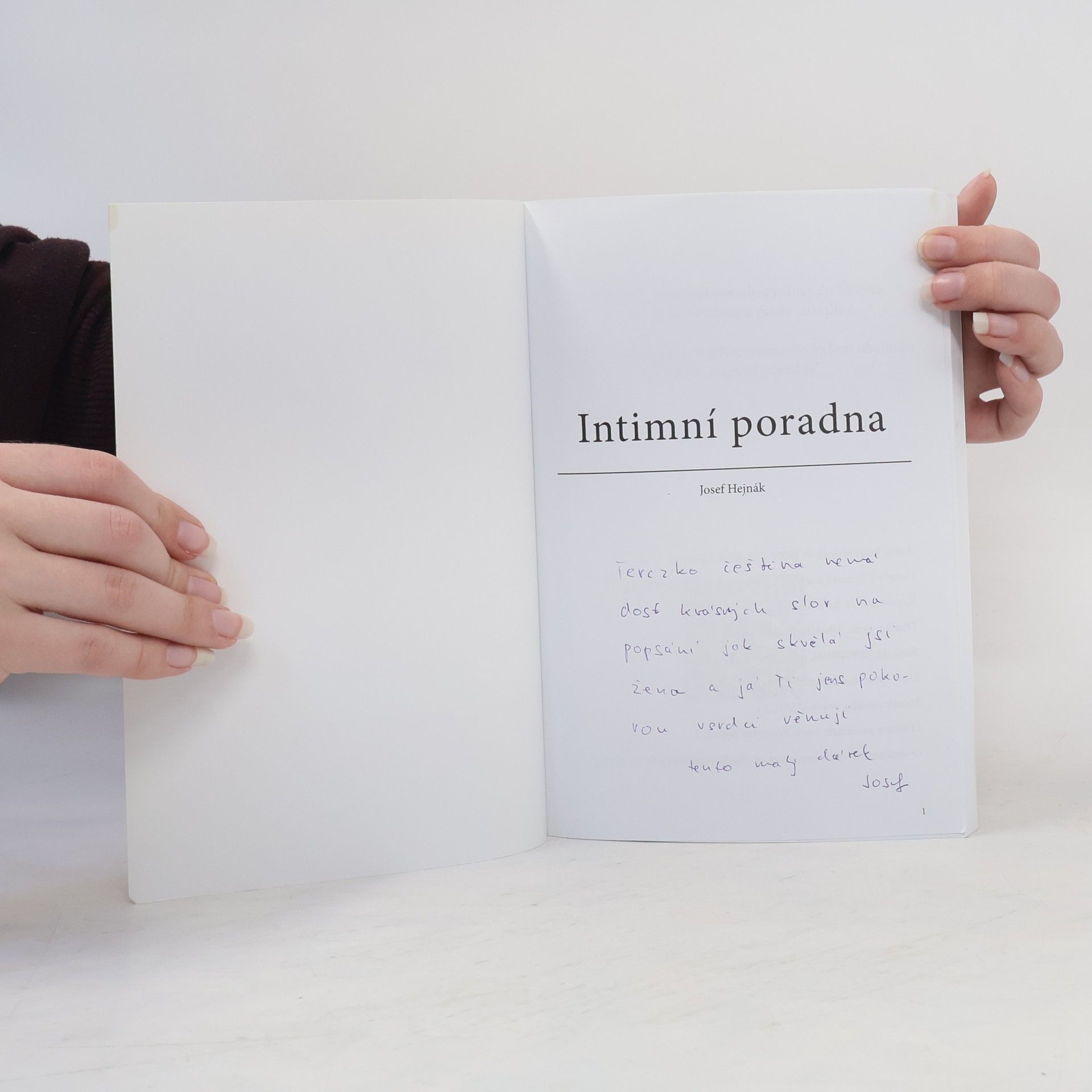 Josef Hejnák Intimní poradna I.