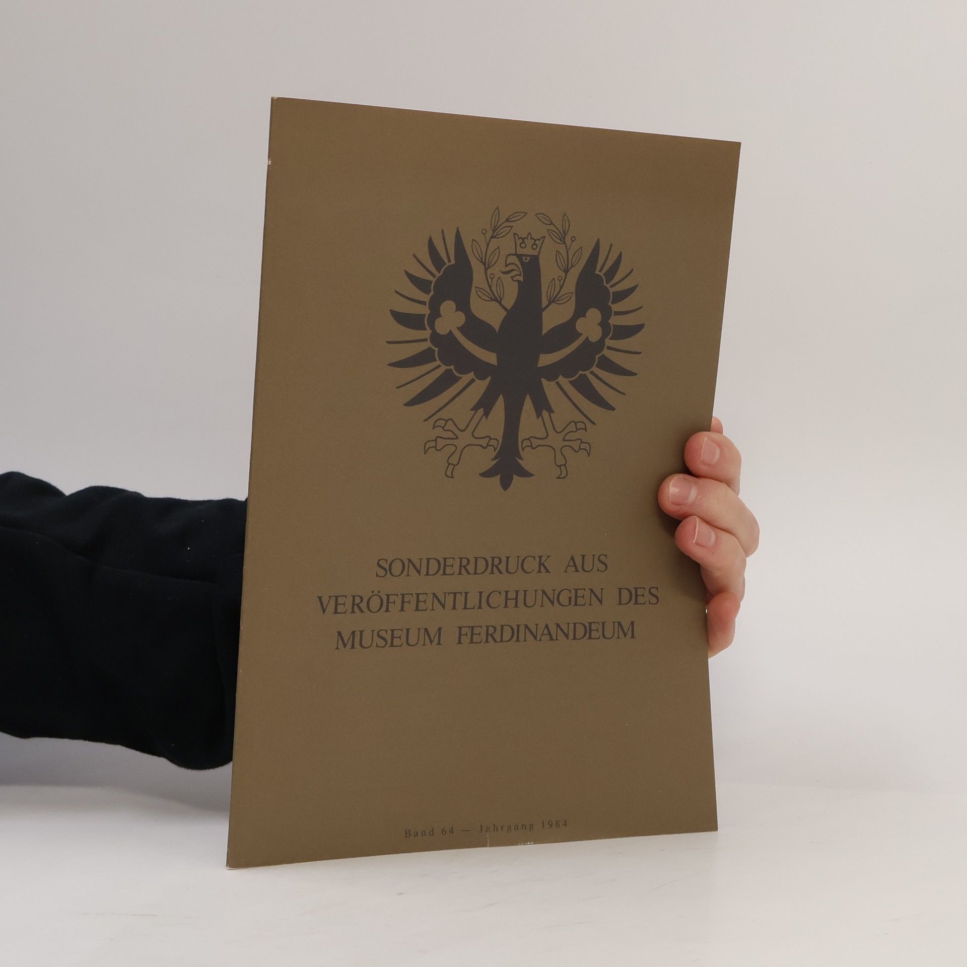 Collectif d'auteurs Sonderdruck aus Veröffentlichungen des Museum Ferdinandeum Band 64