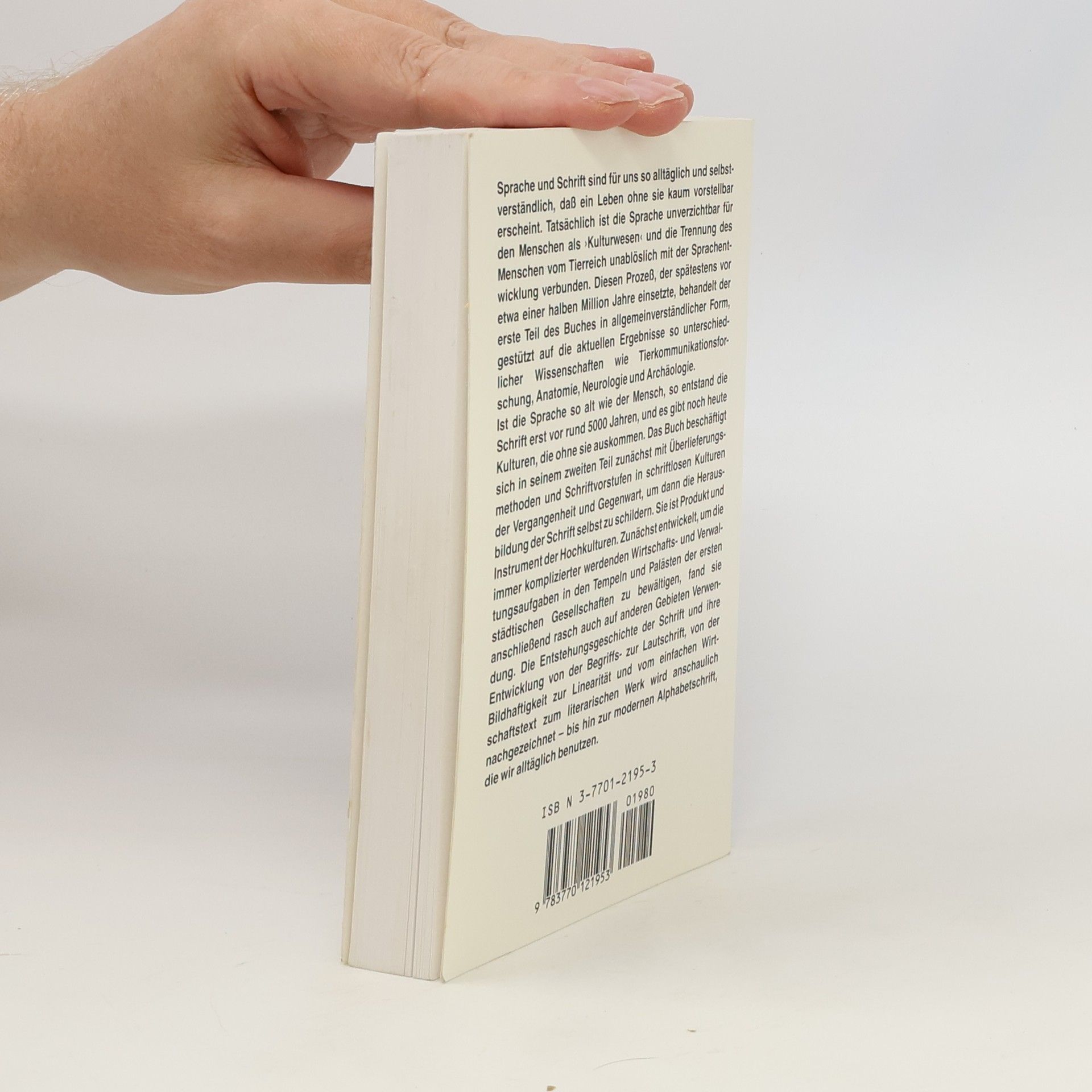 Martin Kuckenburg M.A. Die Entstehung von Sprache und Schrift