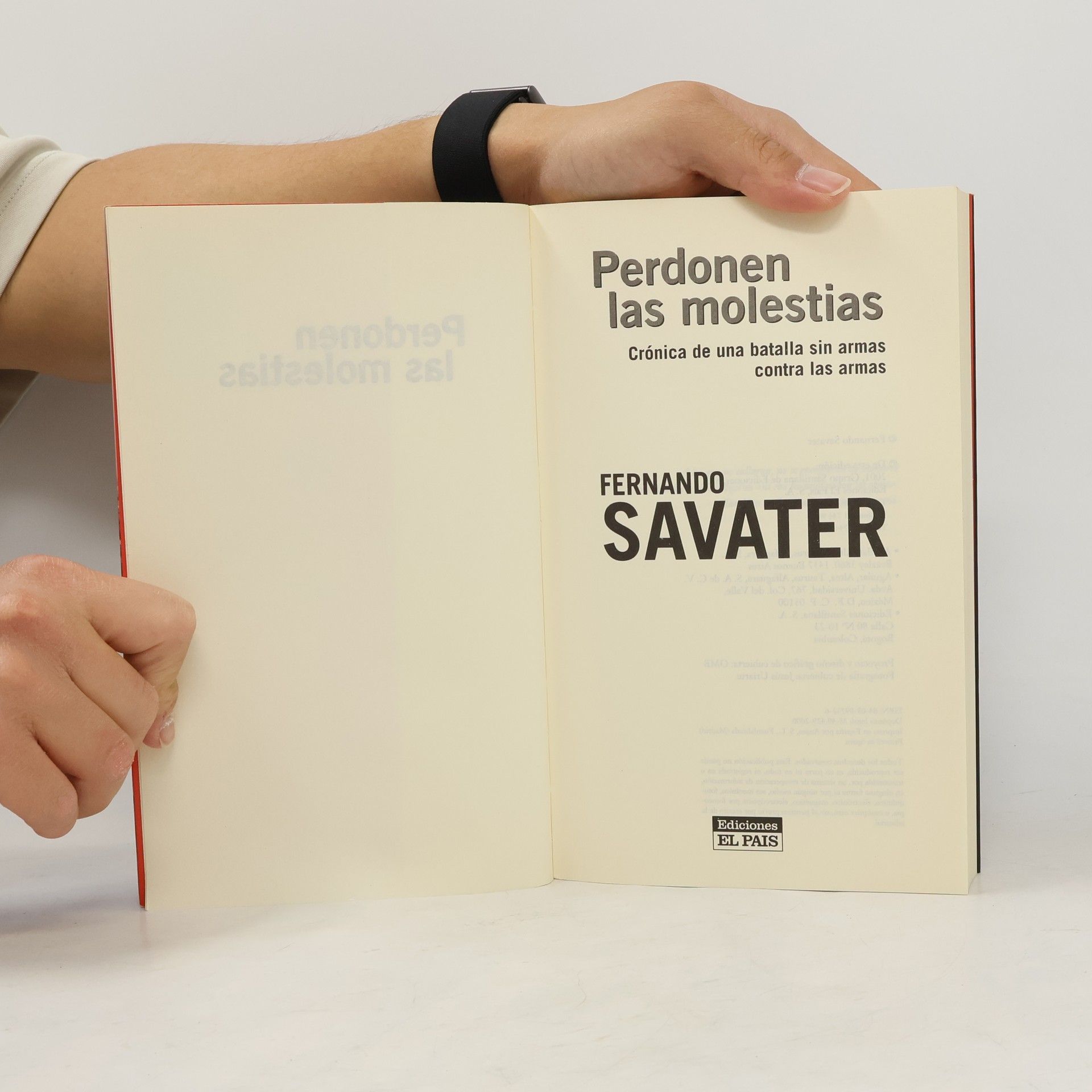 Fernando Savater Perdonen las molestias