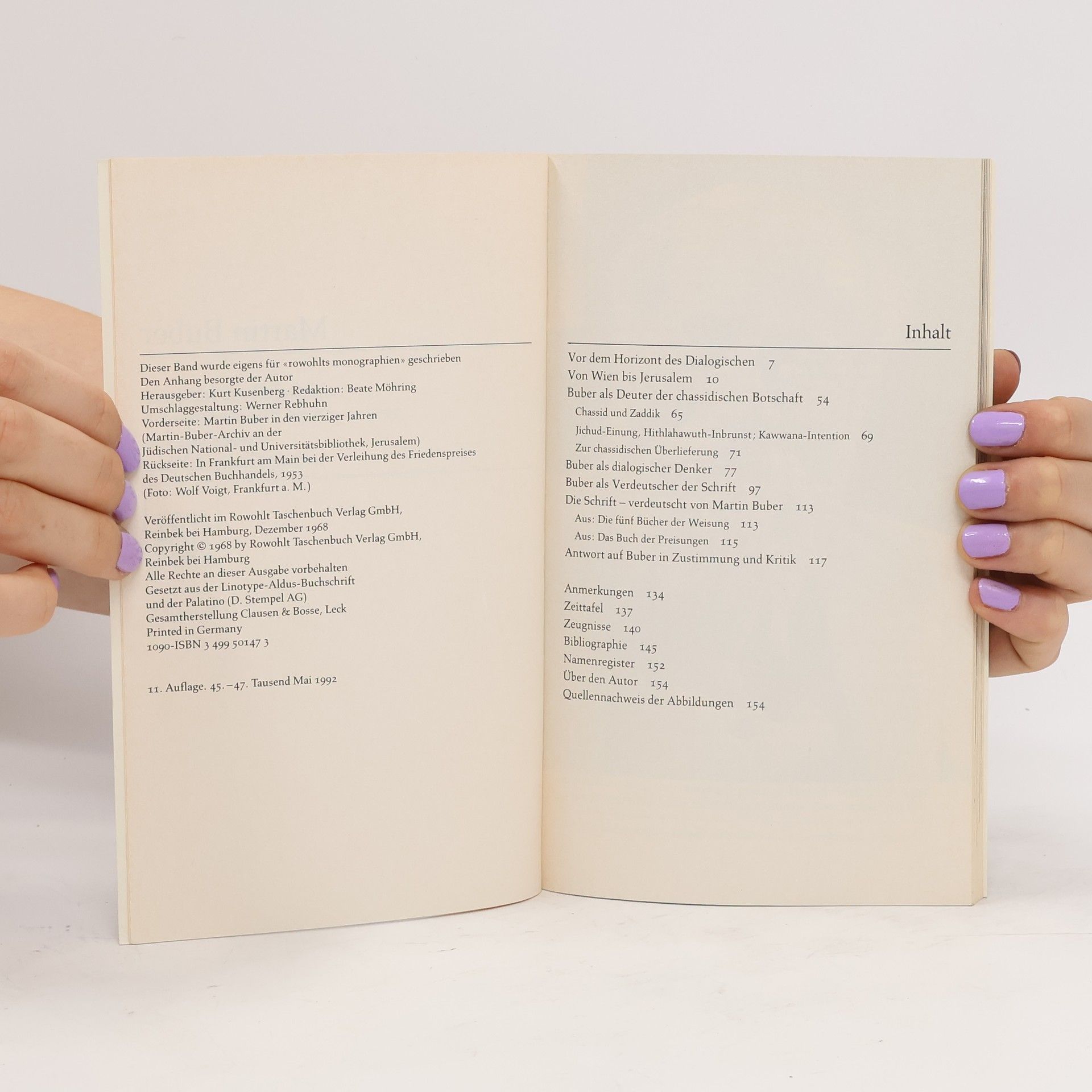 Gerhard Wehr Martin Buber