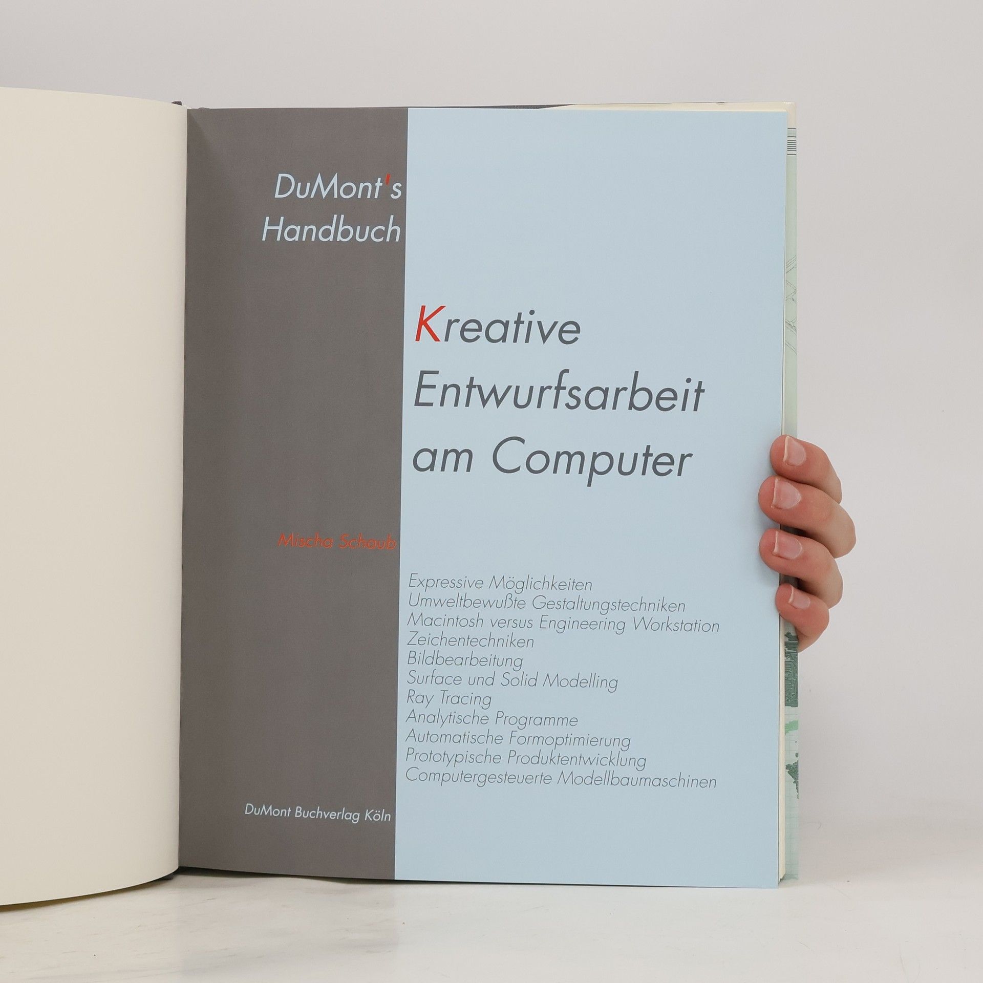 Mischa Schaub DuMont's Handbuch kreative Entwurfsarbeit am Computer