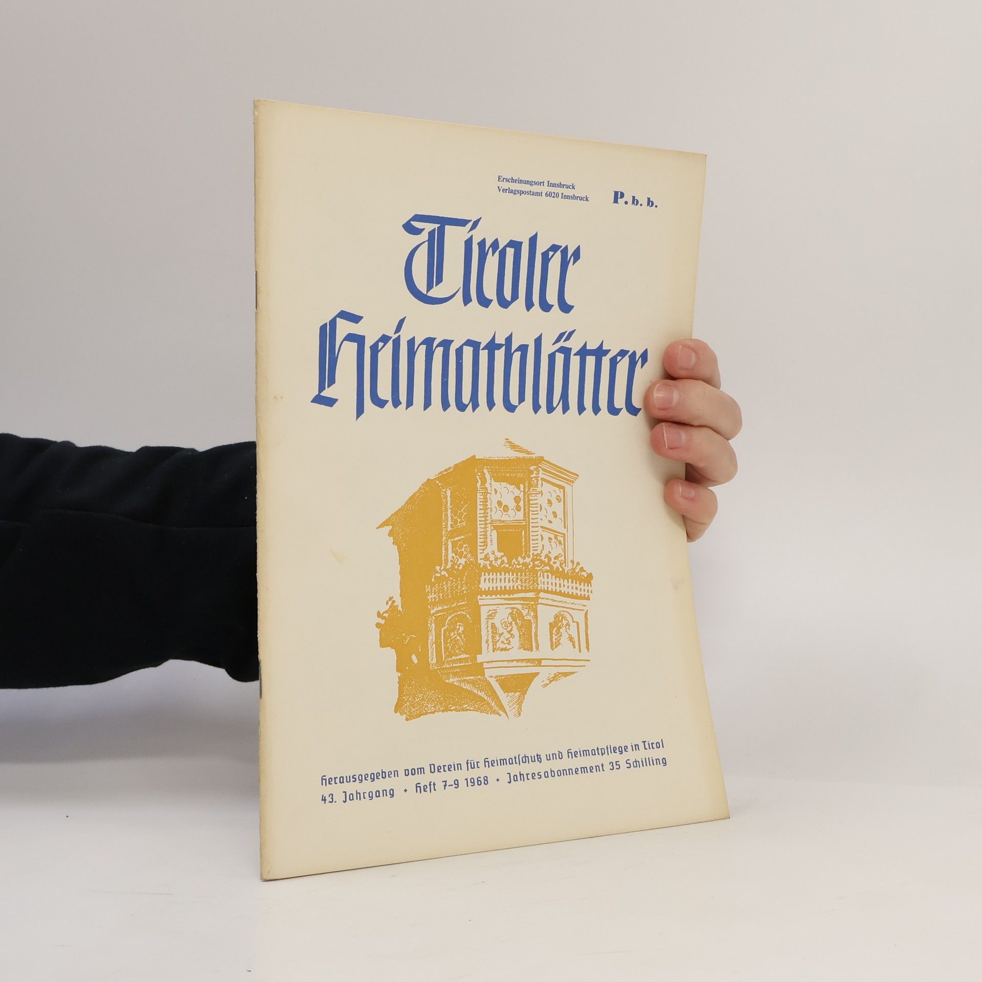 Autorenkollektiv Tiroler Heimatblätter 7-9