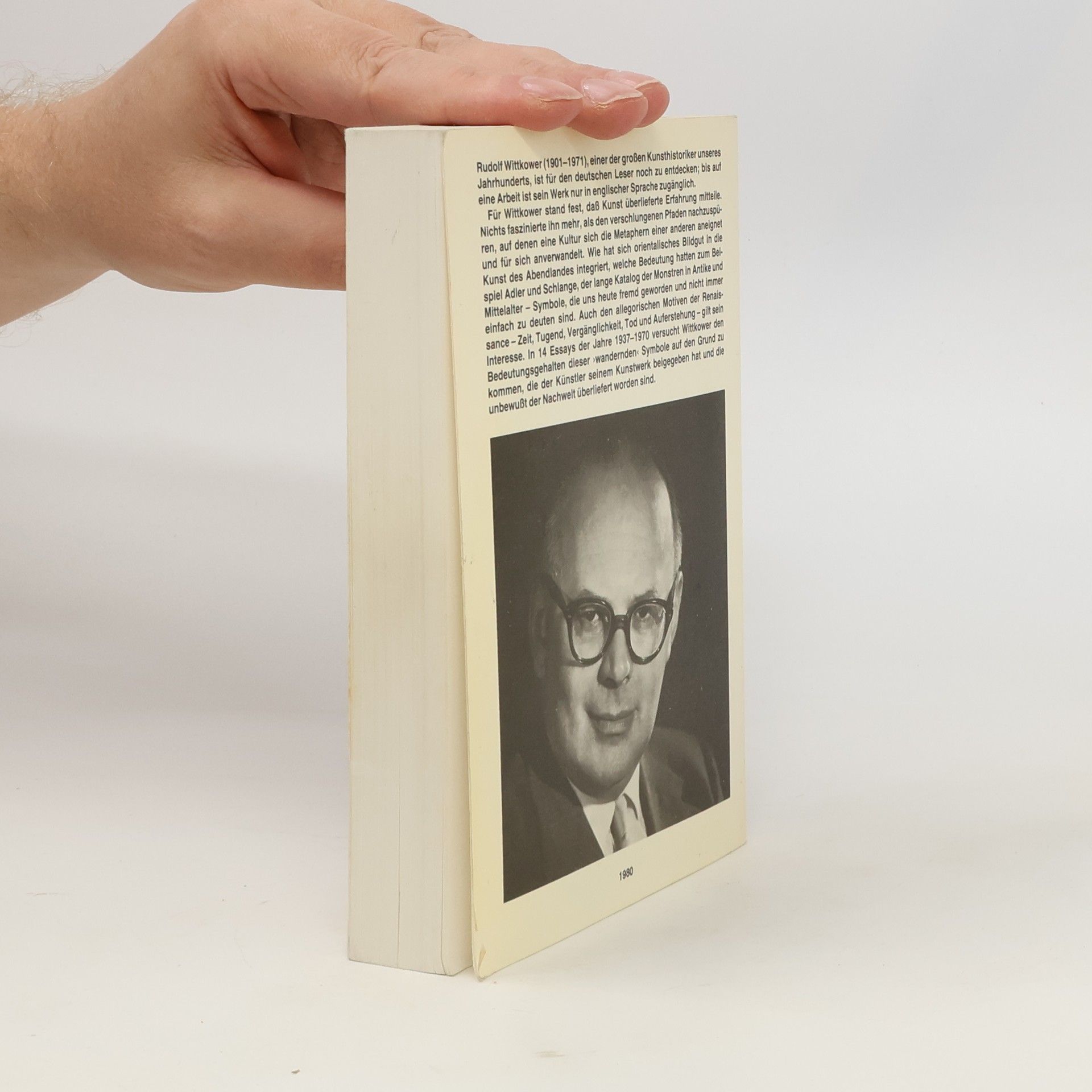 Rudolf Wittkower Allegorie und der Wandel der Symbole in Antike und Renaissance
