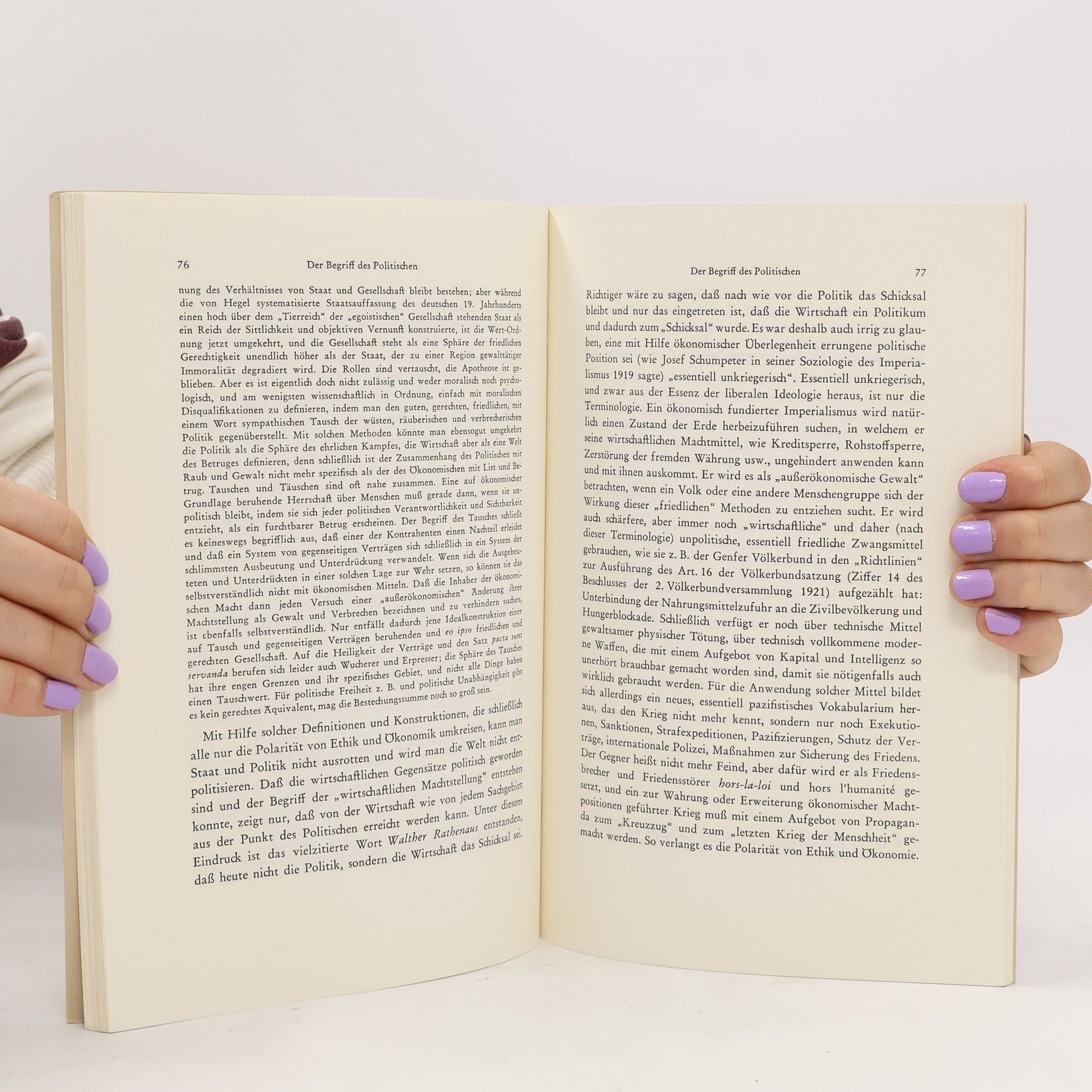 Carl Schmitt Der Begriff des Politischen
