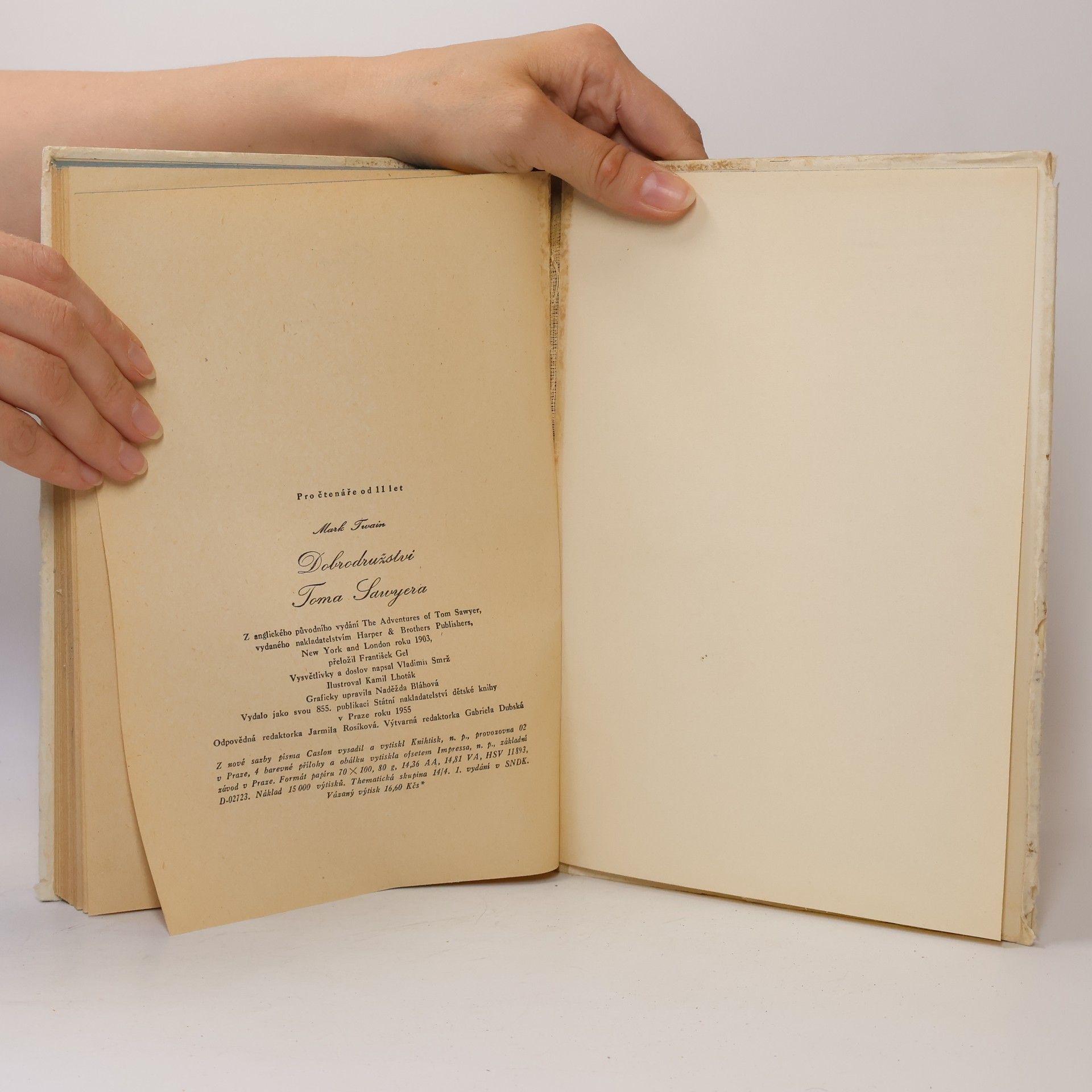 Mark Twain Dobrodružství Toma Sawyera