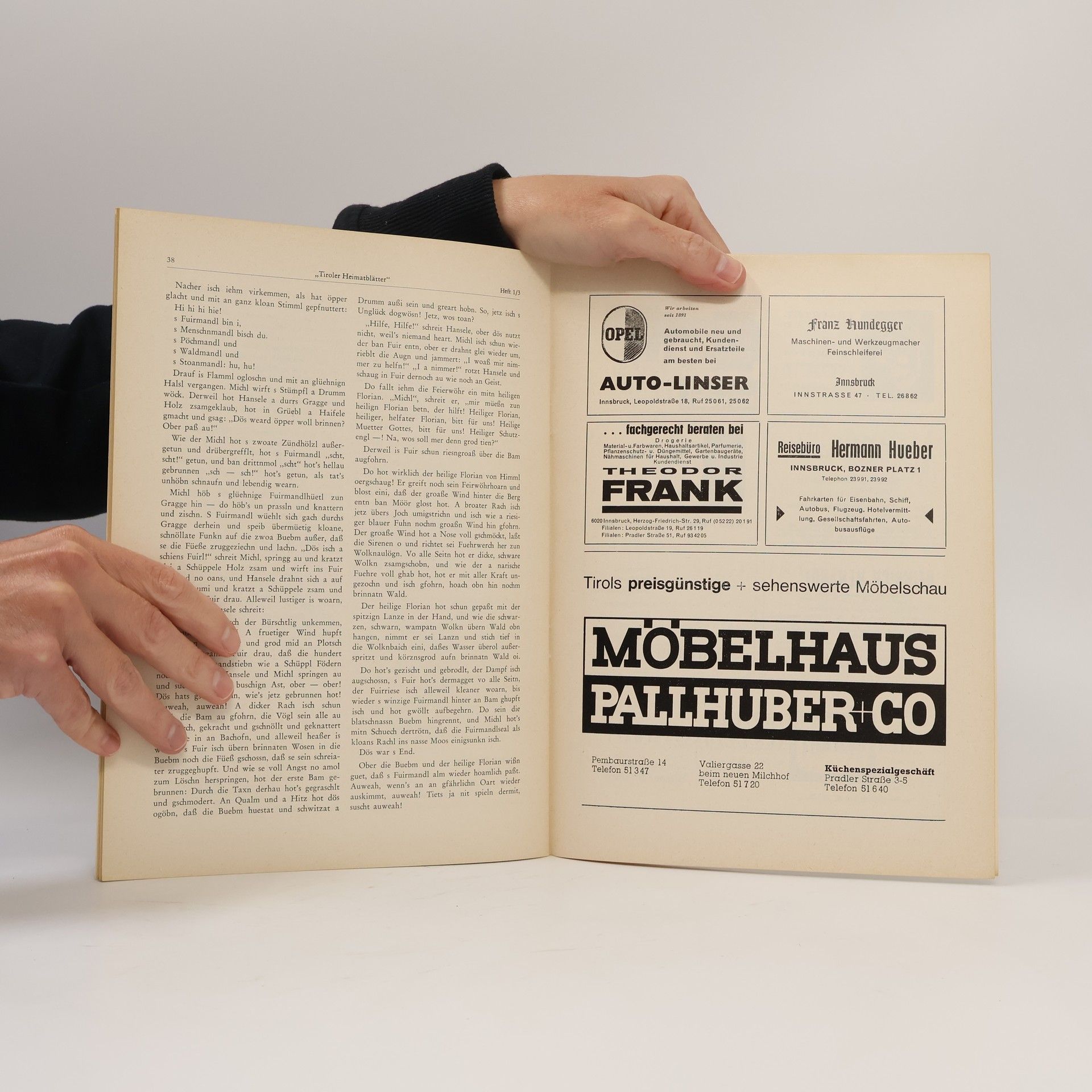 Autorenkollektiv Tiroler Heimatblätter 1-3-