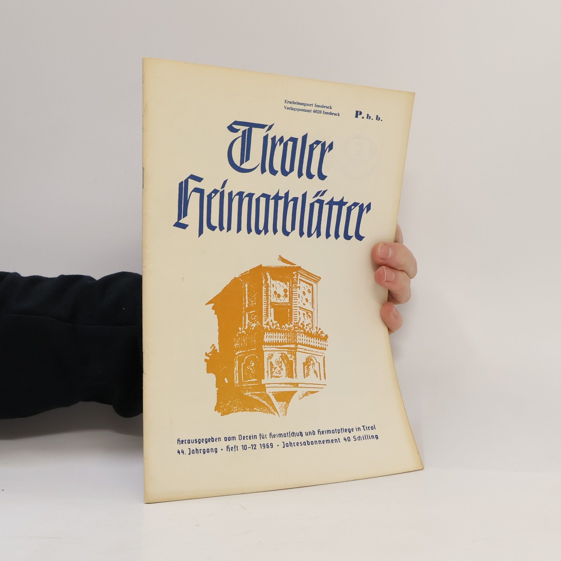 Autorenkollektiv Tiroler Heimatblätter 10-12