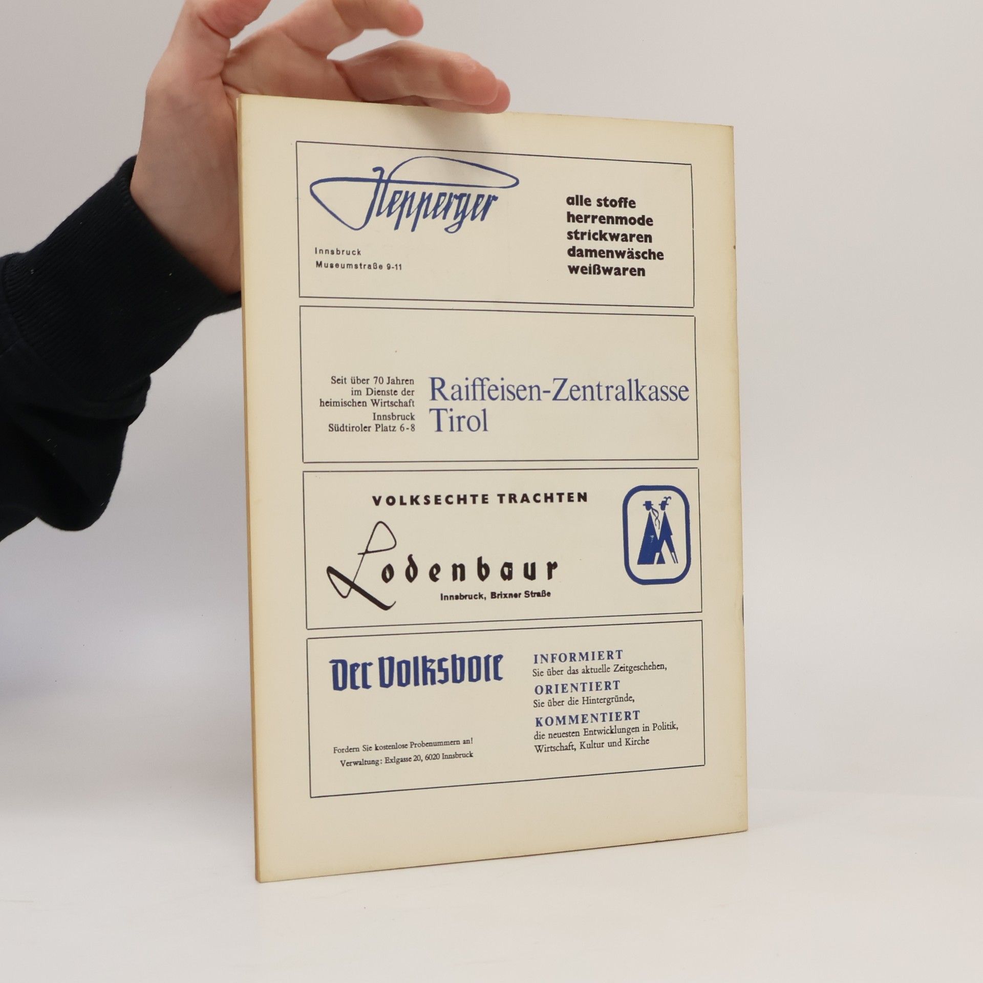 Autorenkollektiv Tiroler Heimatblätter 10-12