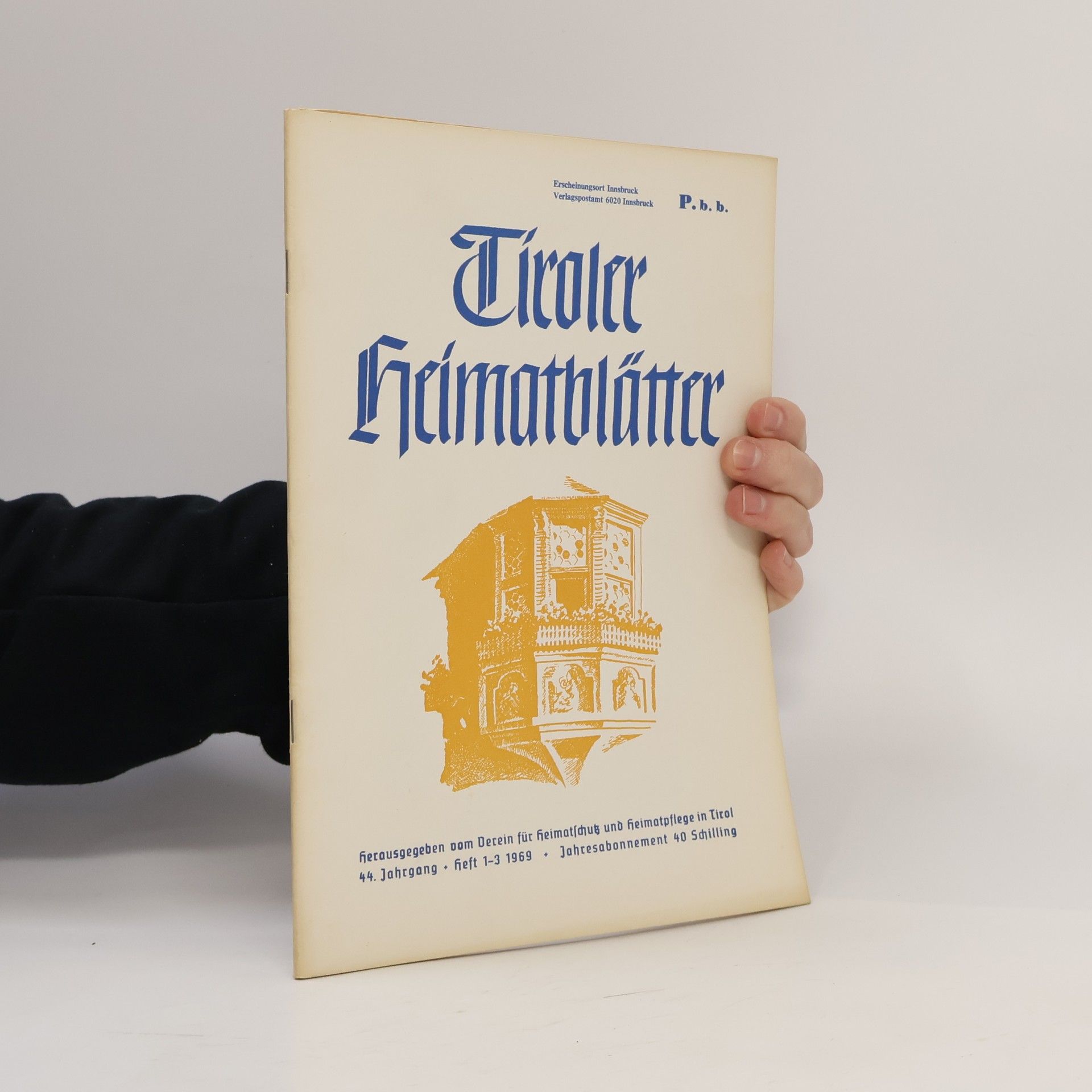 Autorenkollektiv Tiroler Heimatblätter 1-3