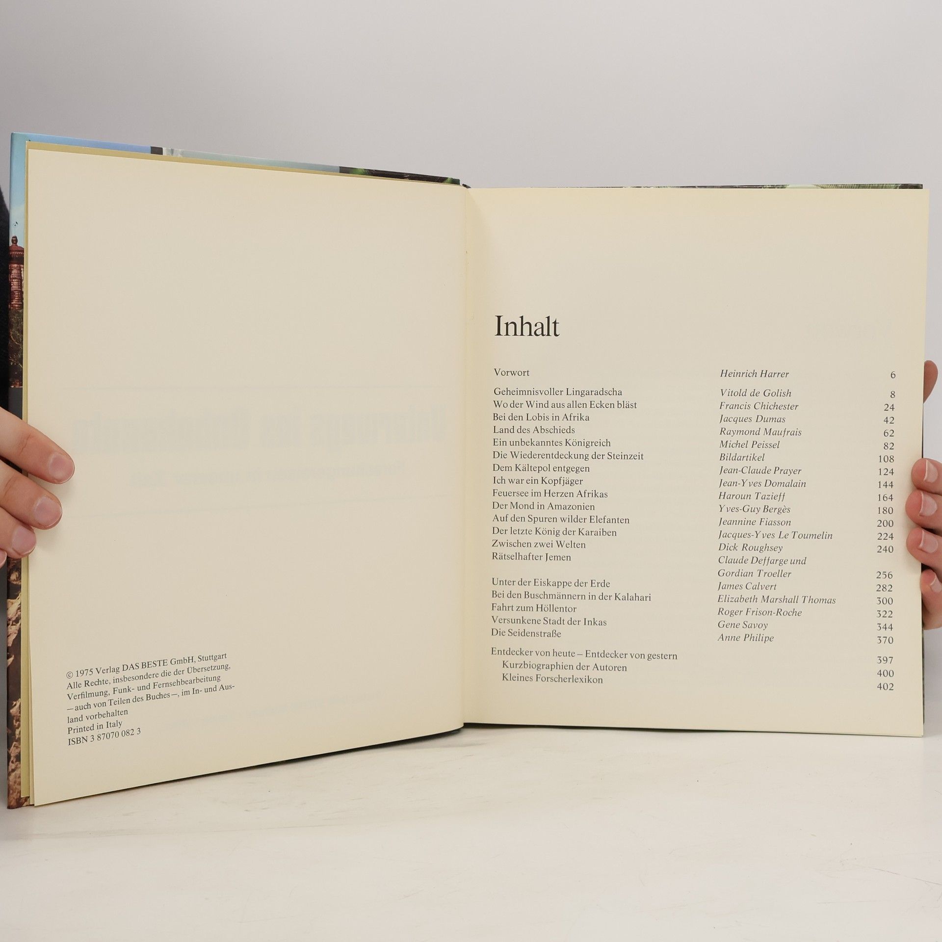 Various authors Unterwegs ins Unbekannte