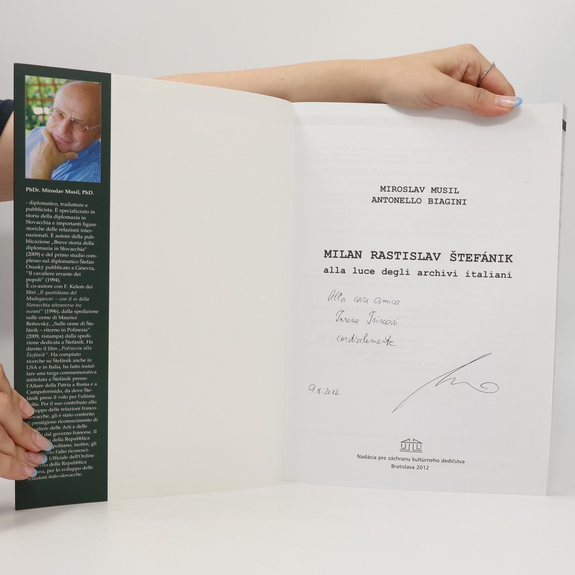 Miroslav Musil Milan Rastislav Štefánik alla luce degli archivi italiani