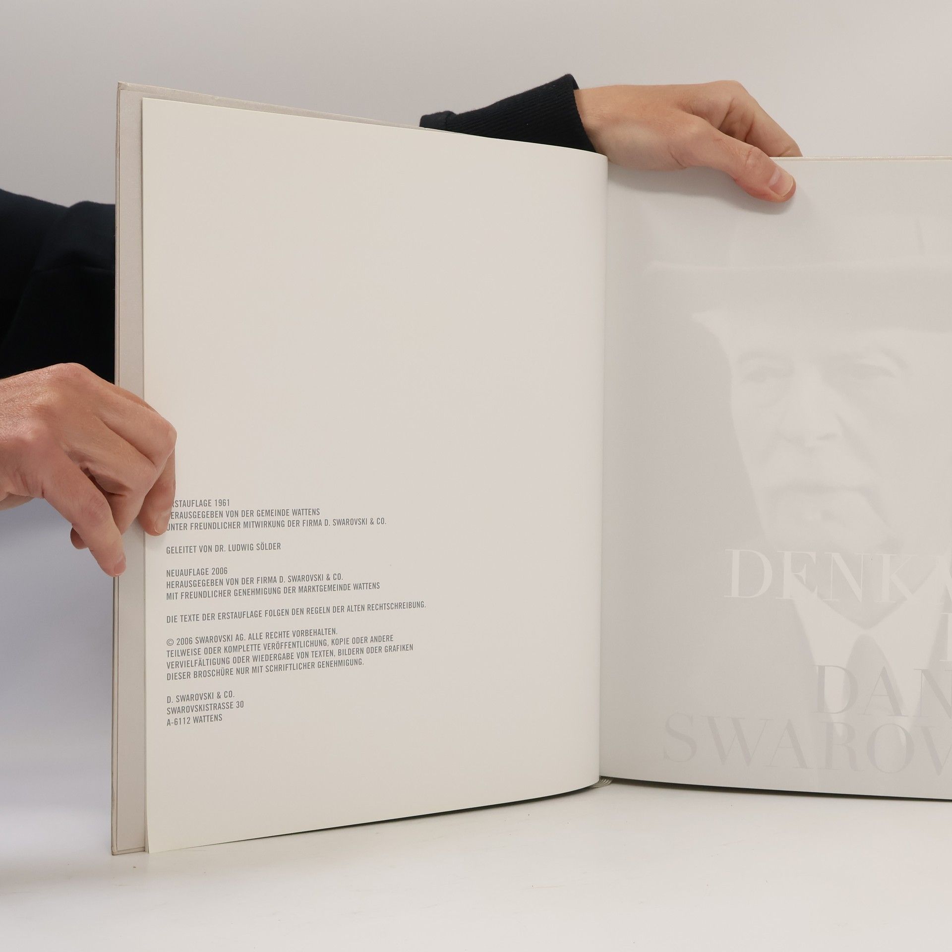 Ludwig Sölder Ein Denkmal für Daniel Swarovski