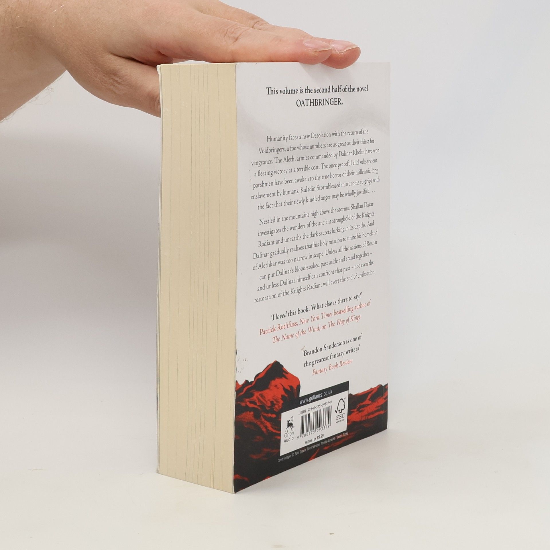 Brandon Sanderson Oathbringer - Book,Three Part Two