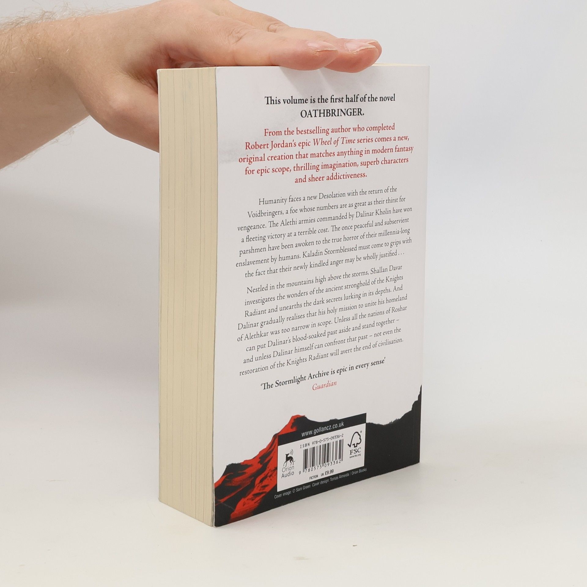Brandon Sanderson Oathbringer - Book Three, Part One