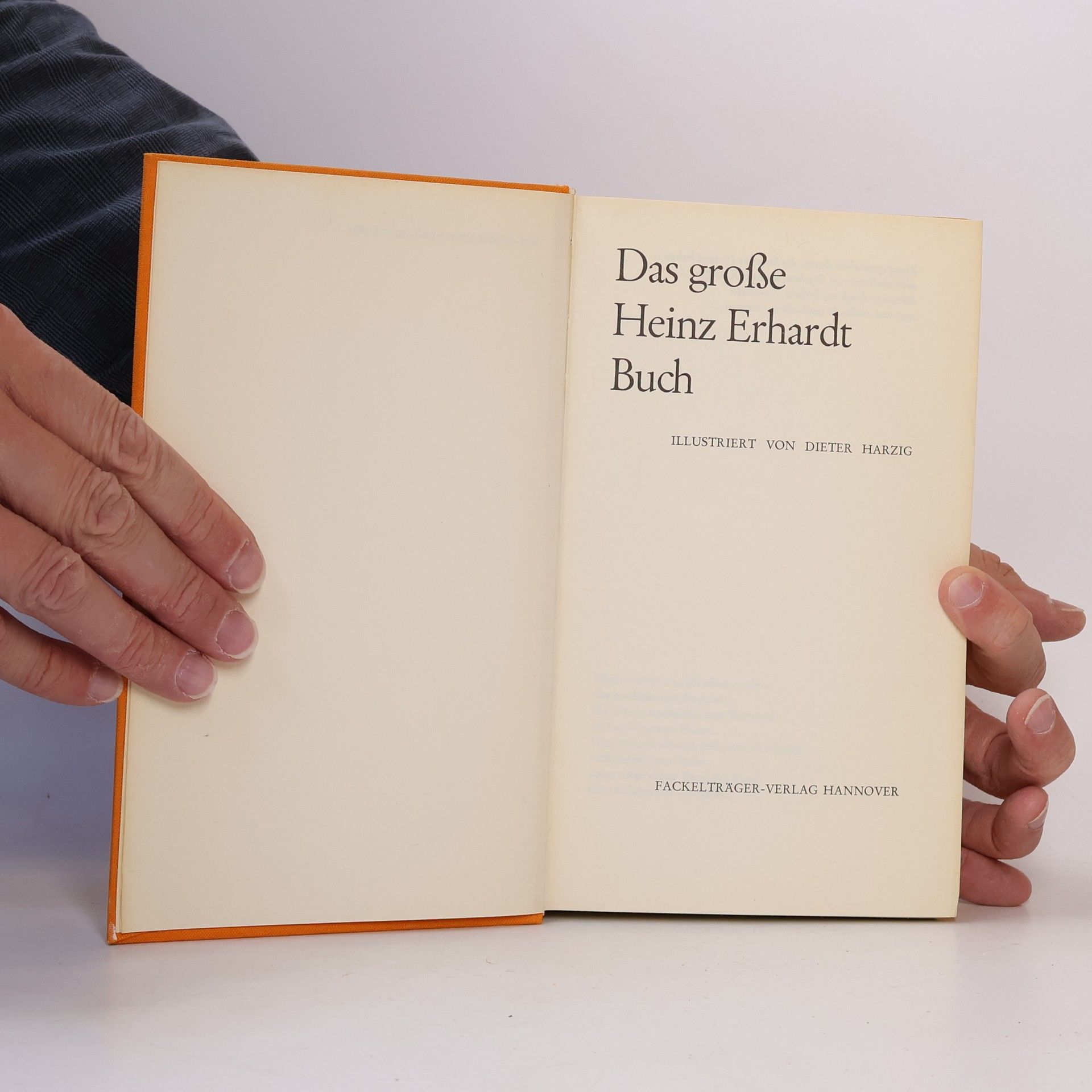 Heinz Erhardt Das große Heinz Erhardt Buch