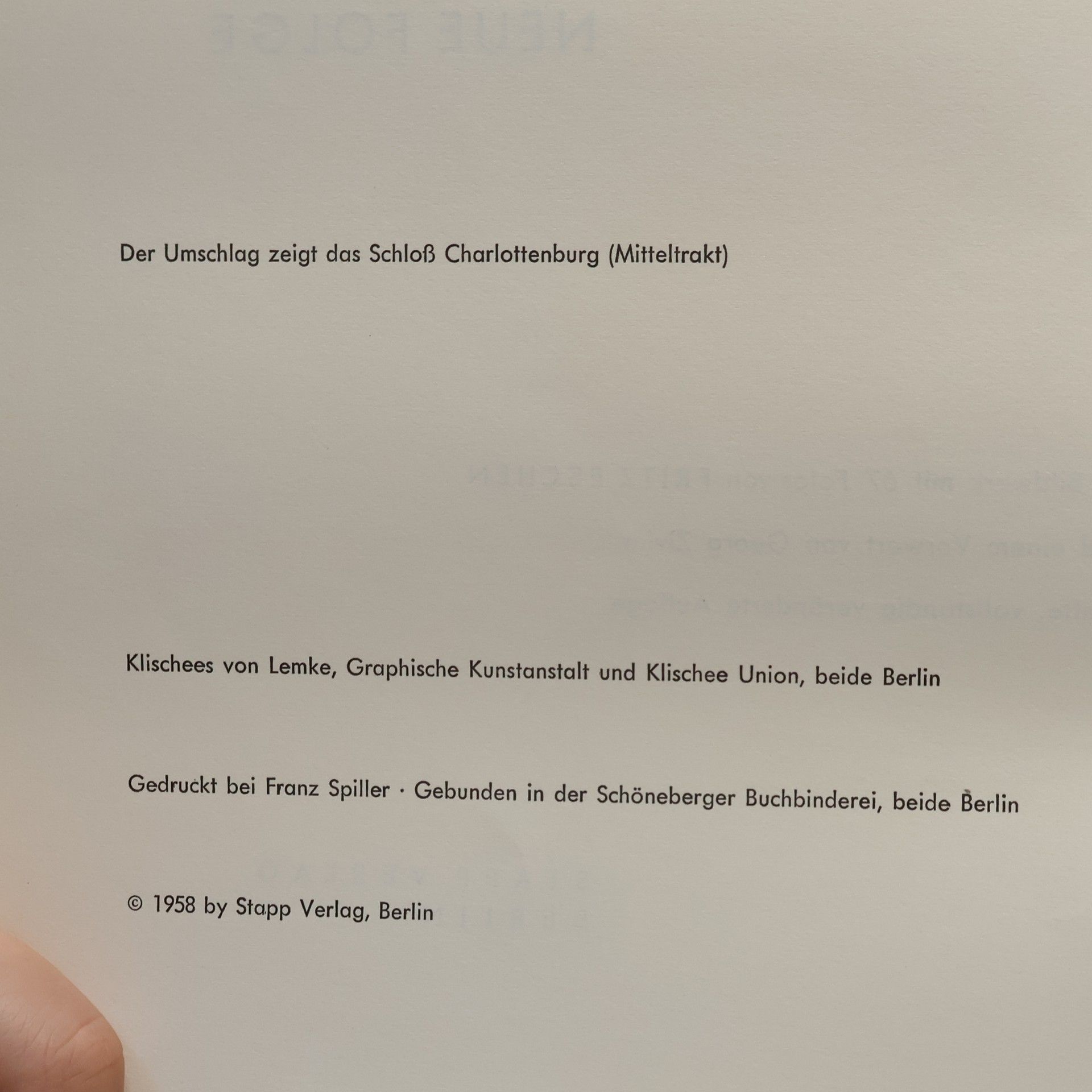 Fritz Eschen Junges altes Berlin