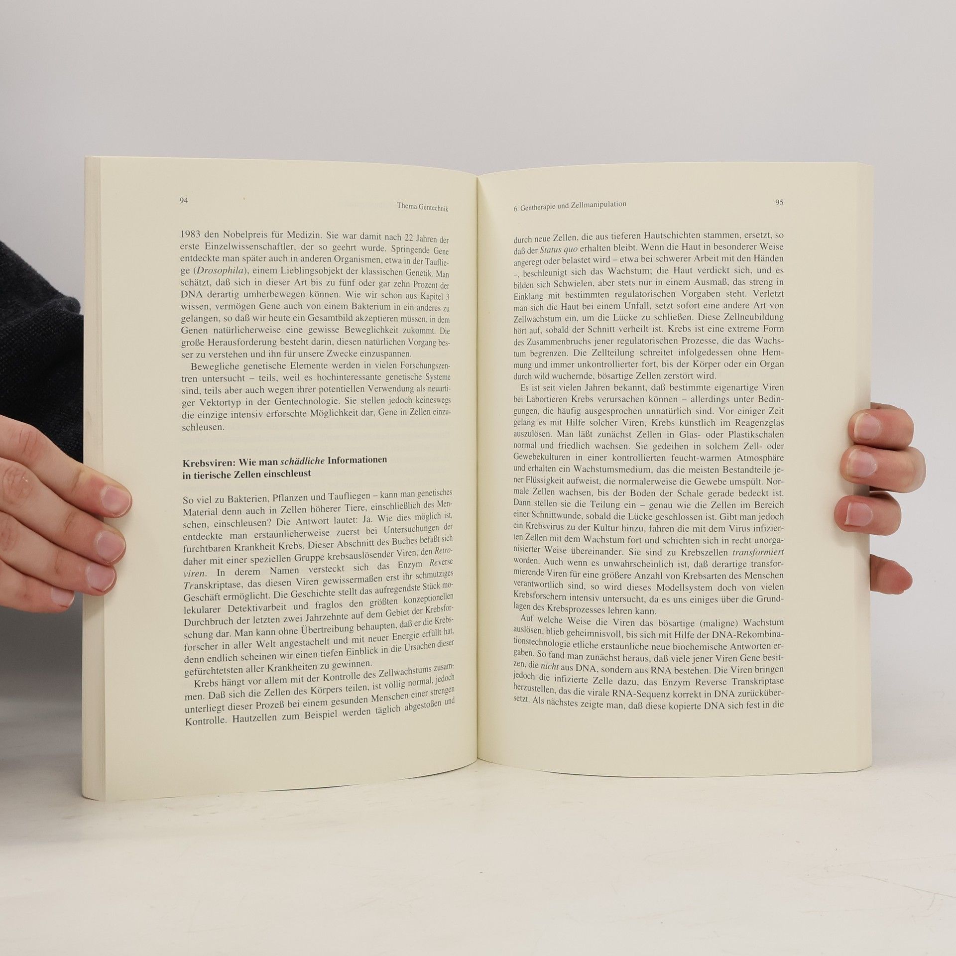 Gustav J. V. Nossal Thema Gentechnik