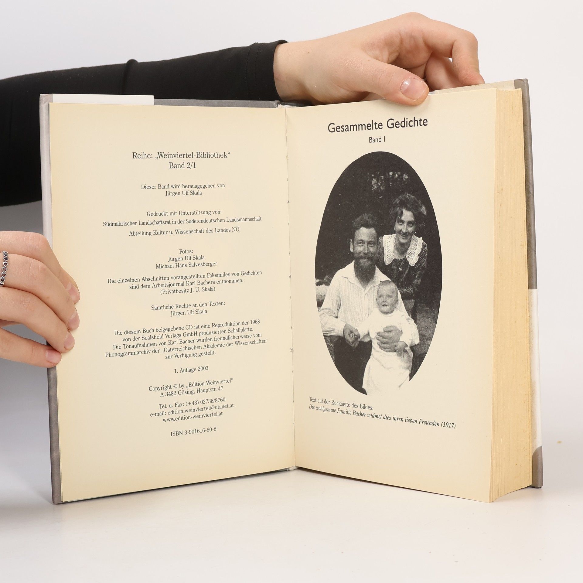 Karl Bacher Weinviertel-Bibliothek - 1: Gesammelte Gedichte