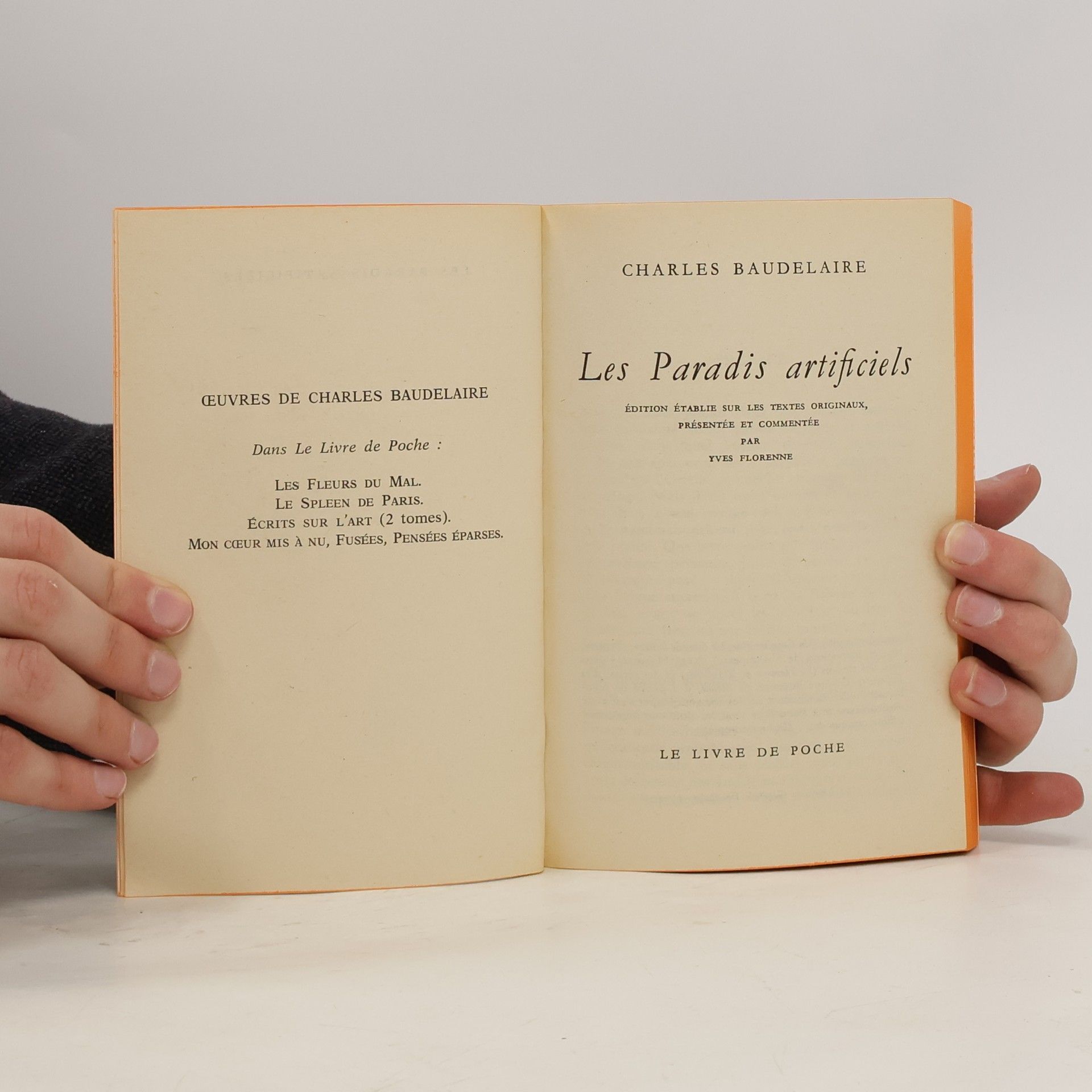 Charles Baudelaire Les Paradis artificiels