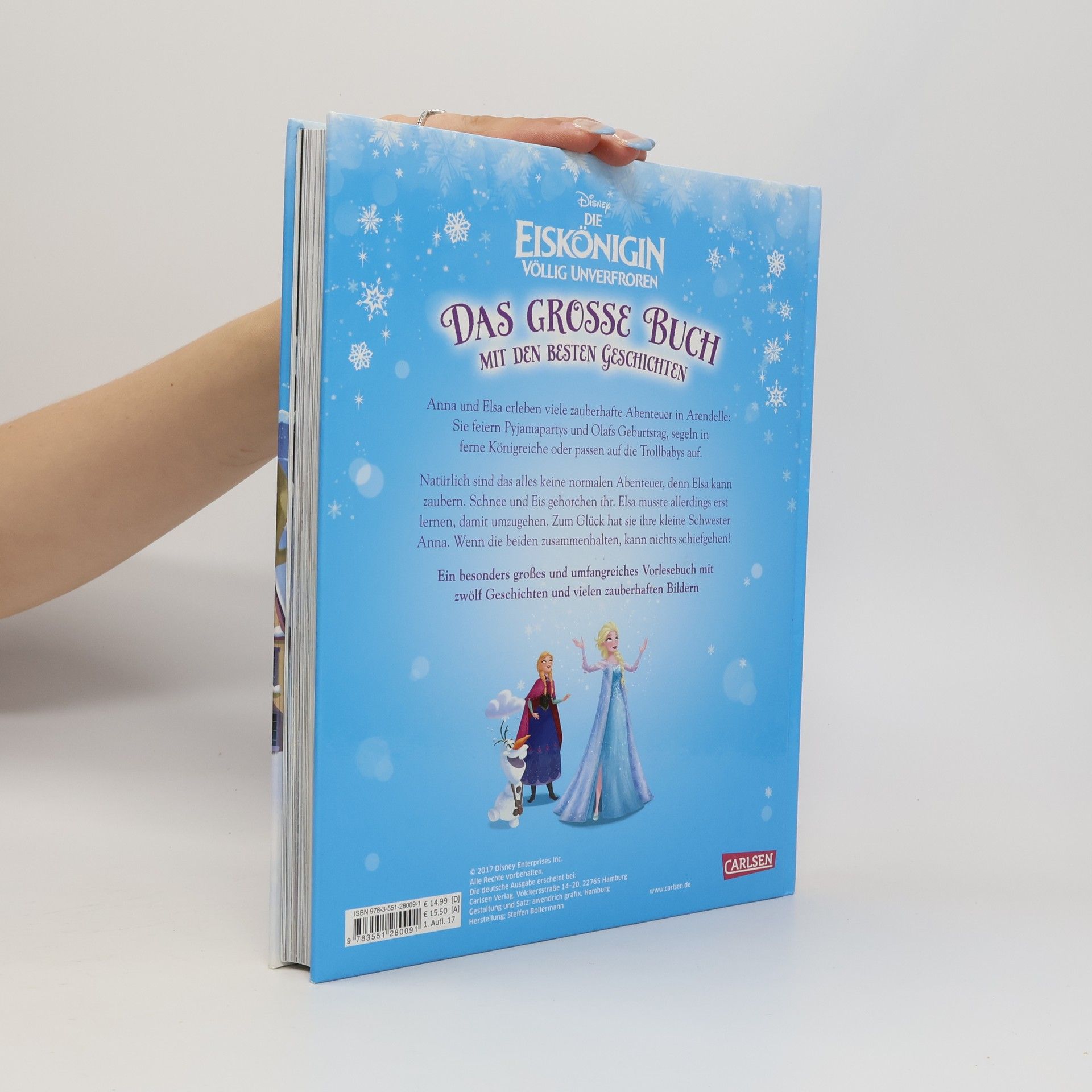 Walt Disney Die Eiskönigin - völlig unverfroren: Das grosse Buch mit den besten Geschichten
