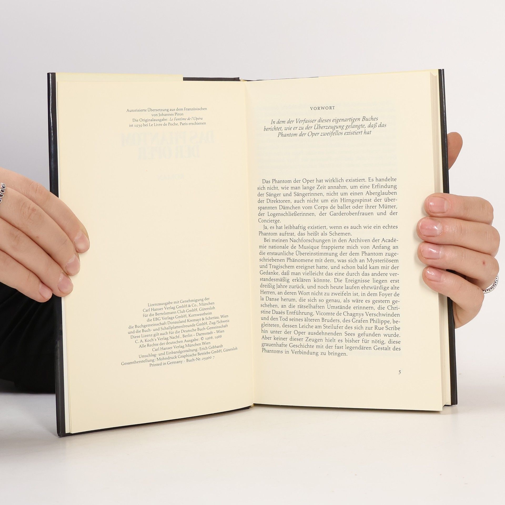 Gaston Leroux Das Phantom der Oper