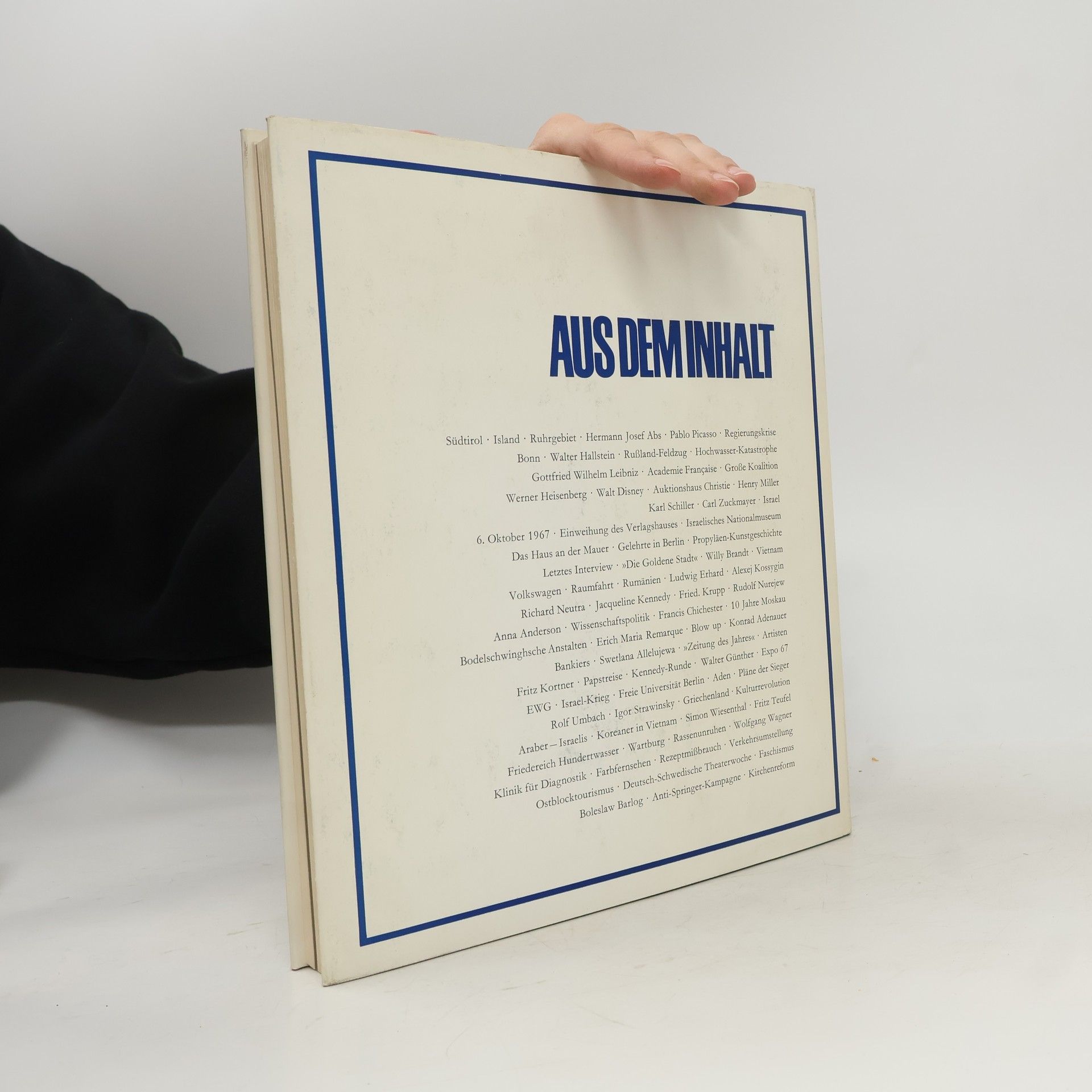 Autorenkollektiv Menschen und Ereignisse 1967