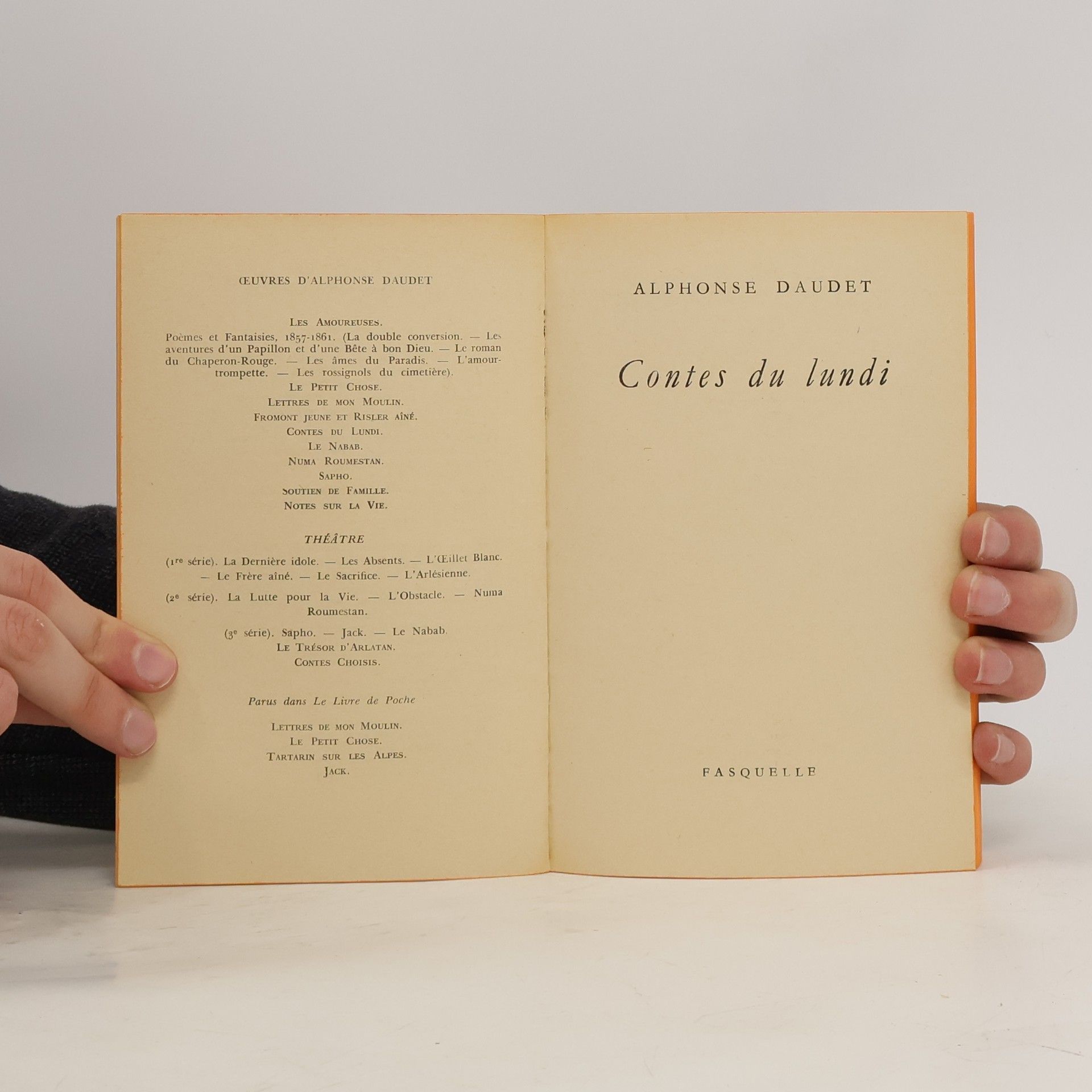 Alphonse Daudet Contes du lundi