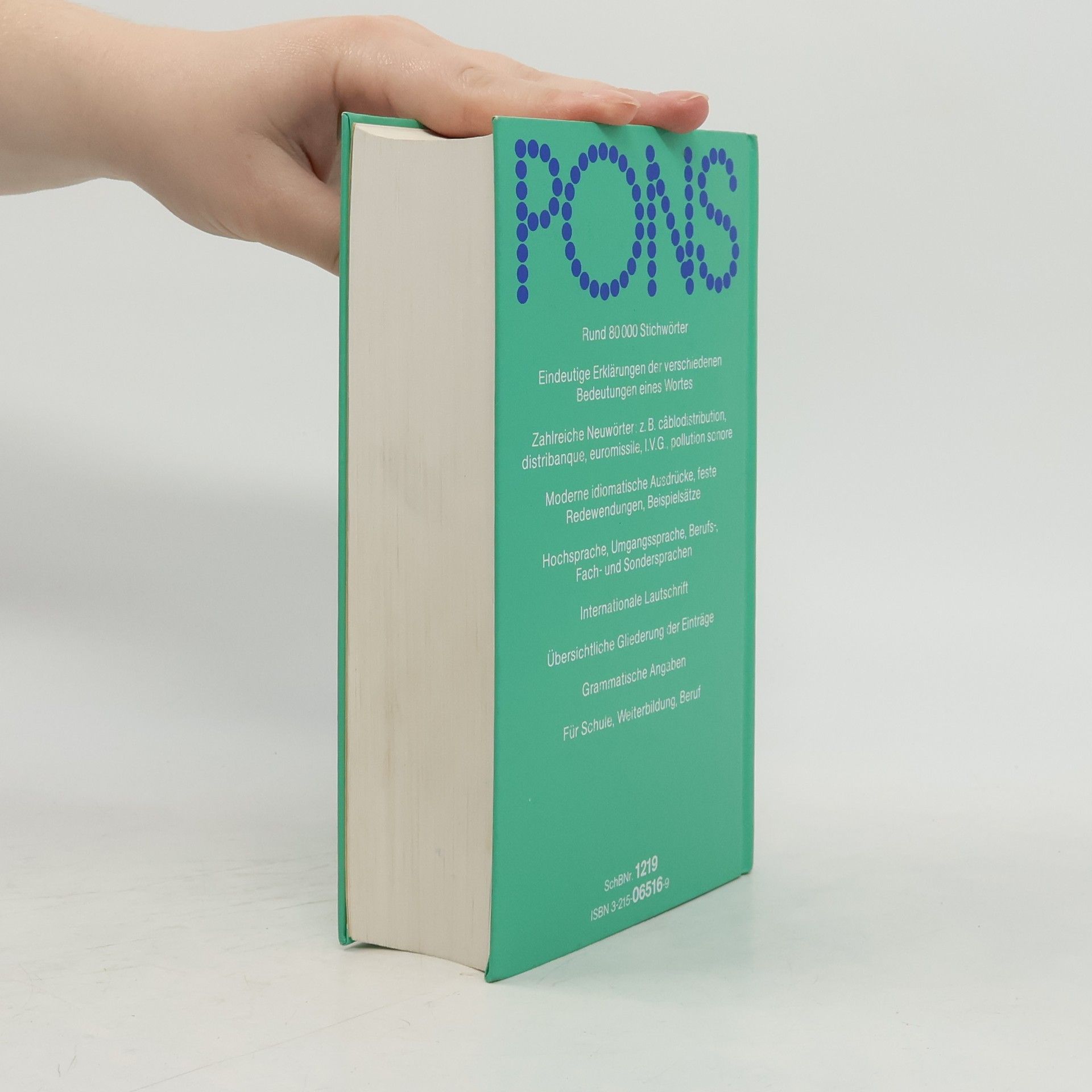 Christian Nugue PONS-Globalwörterbuch : Schulausgabe. Französisch - Deutsch 1