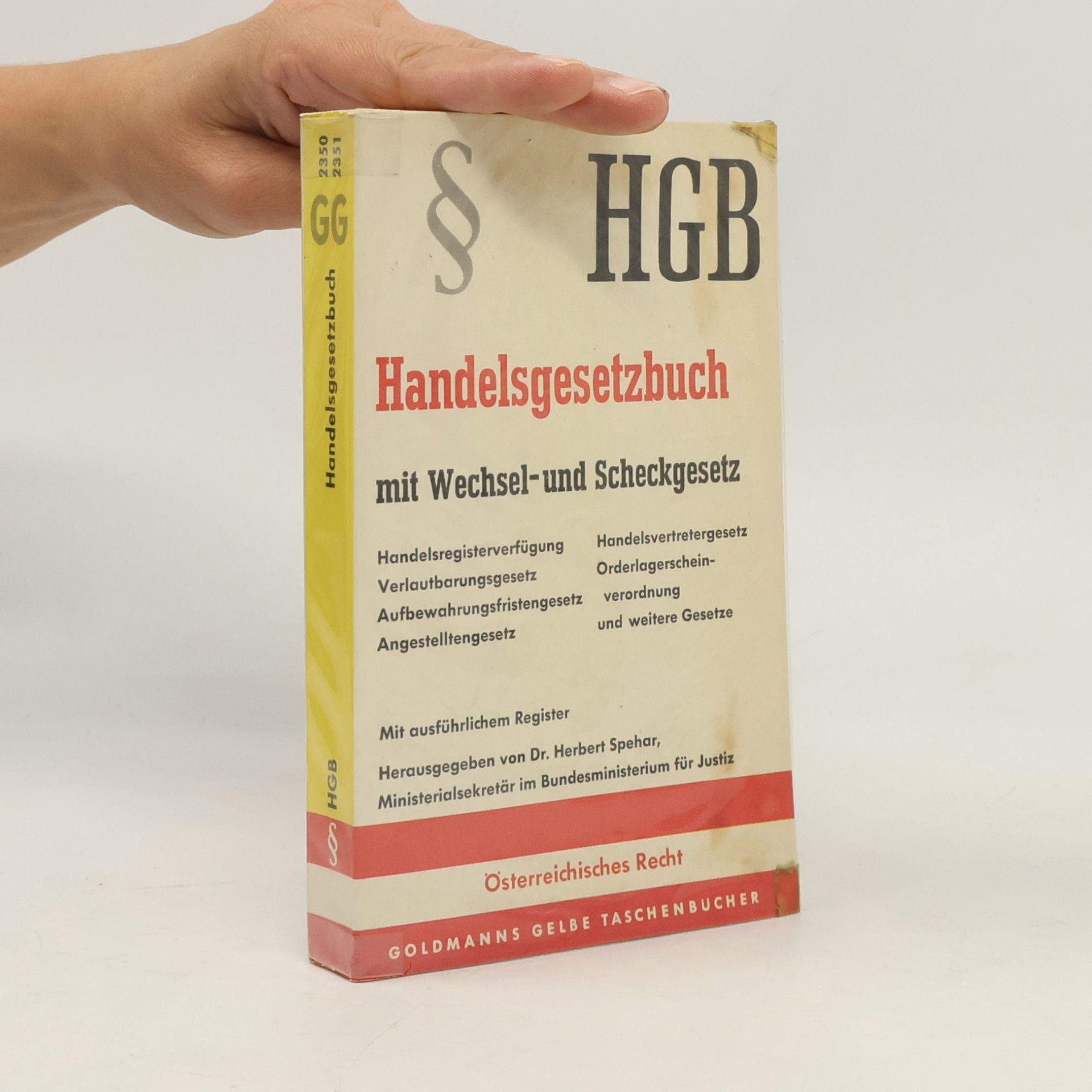 Collectif d'auteurs HGB. Handelsgesetzbuch