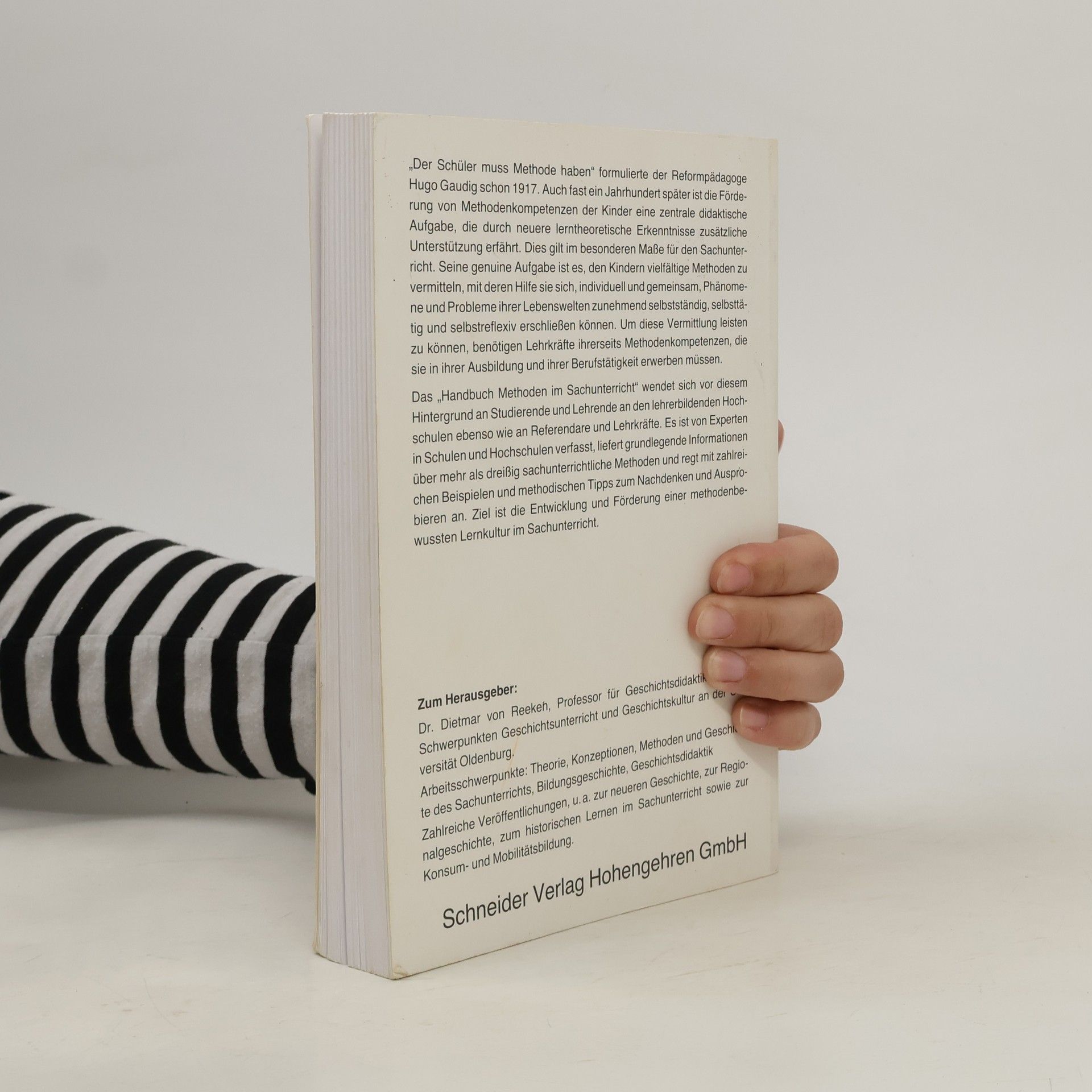 Dietmar von Reeken Handbuch Methoden im Sachunterricht