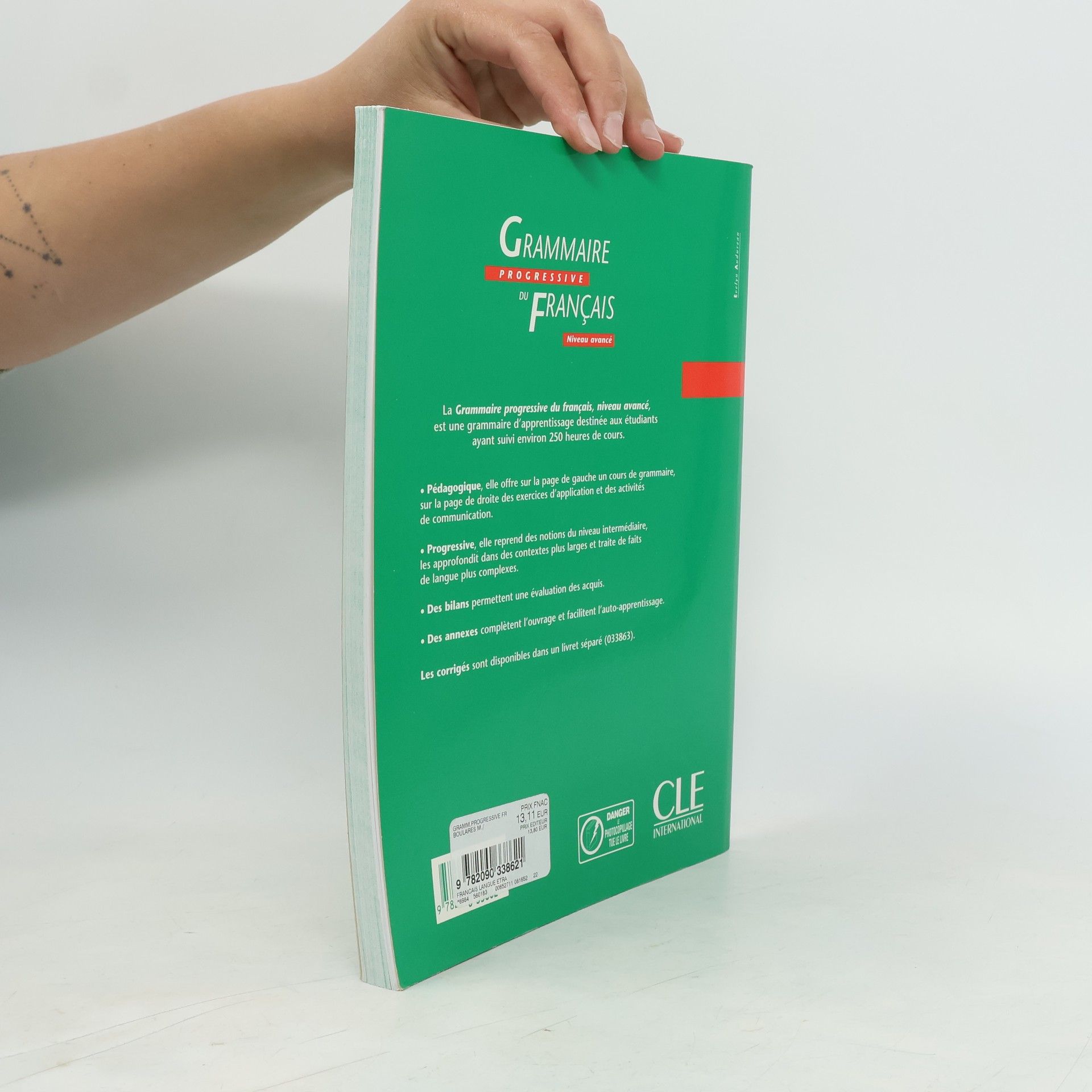 Michèle Boulares Grammaire progressive du français avec 400 exercices : niveau avancé