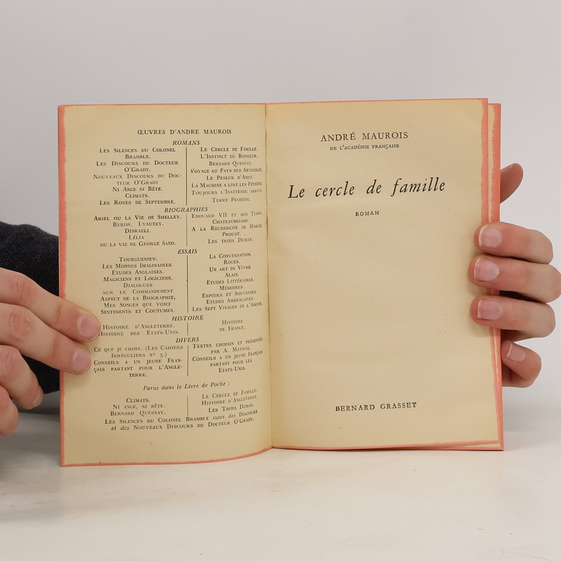 André Maurois Le cercle de famille