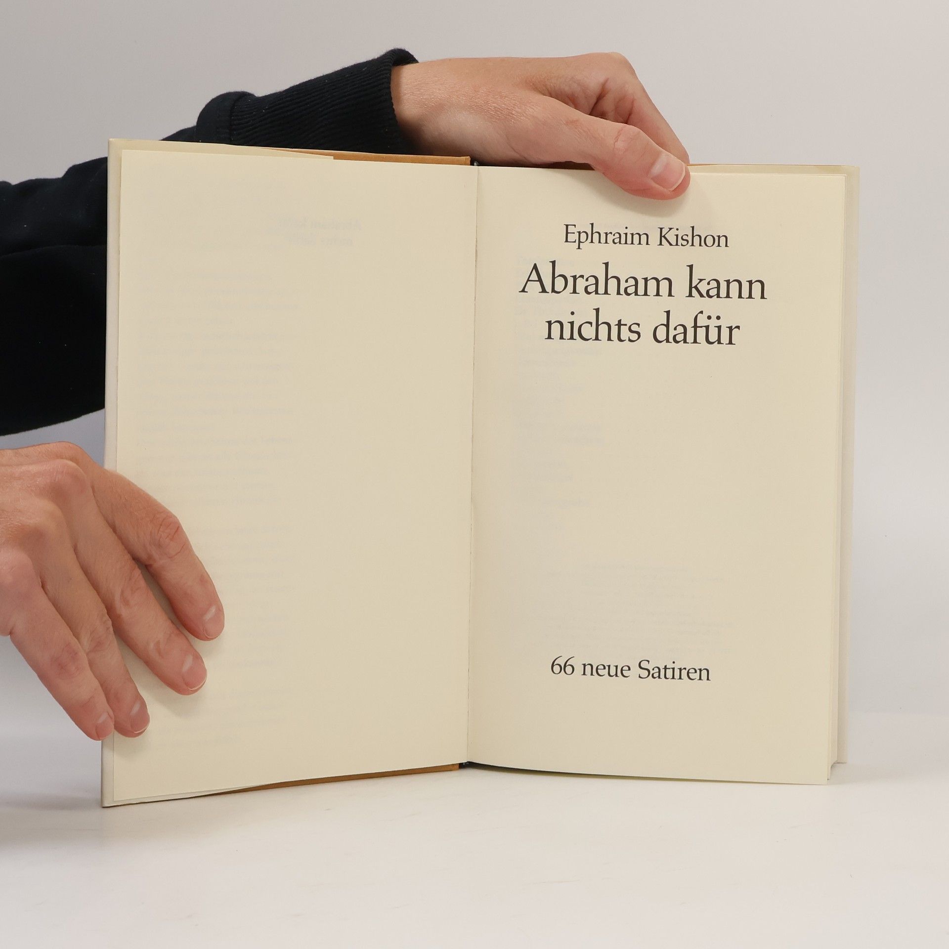 Ephraim Kishon Abraham kann nichts dafür