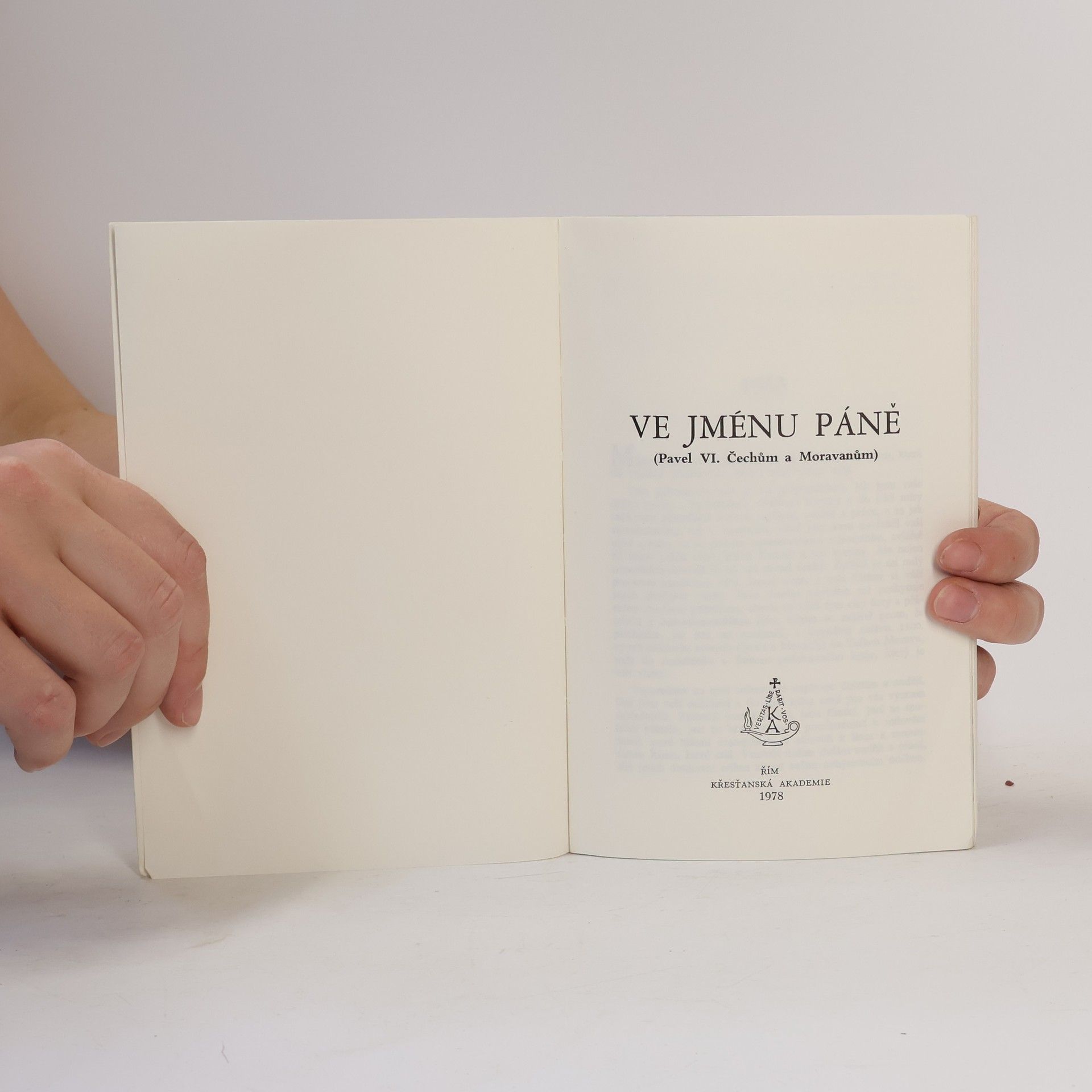 Collectif d'auteurs Ve jménu Páně
