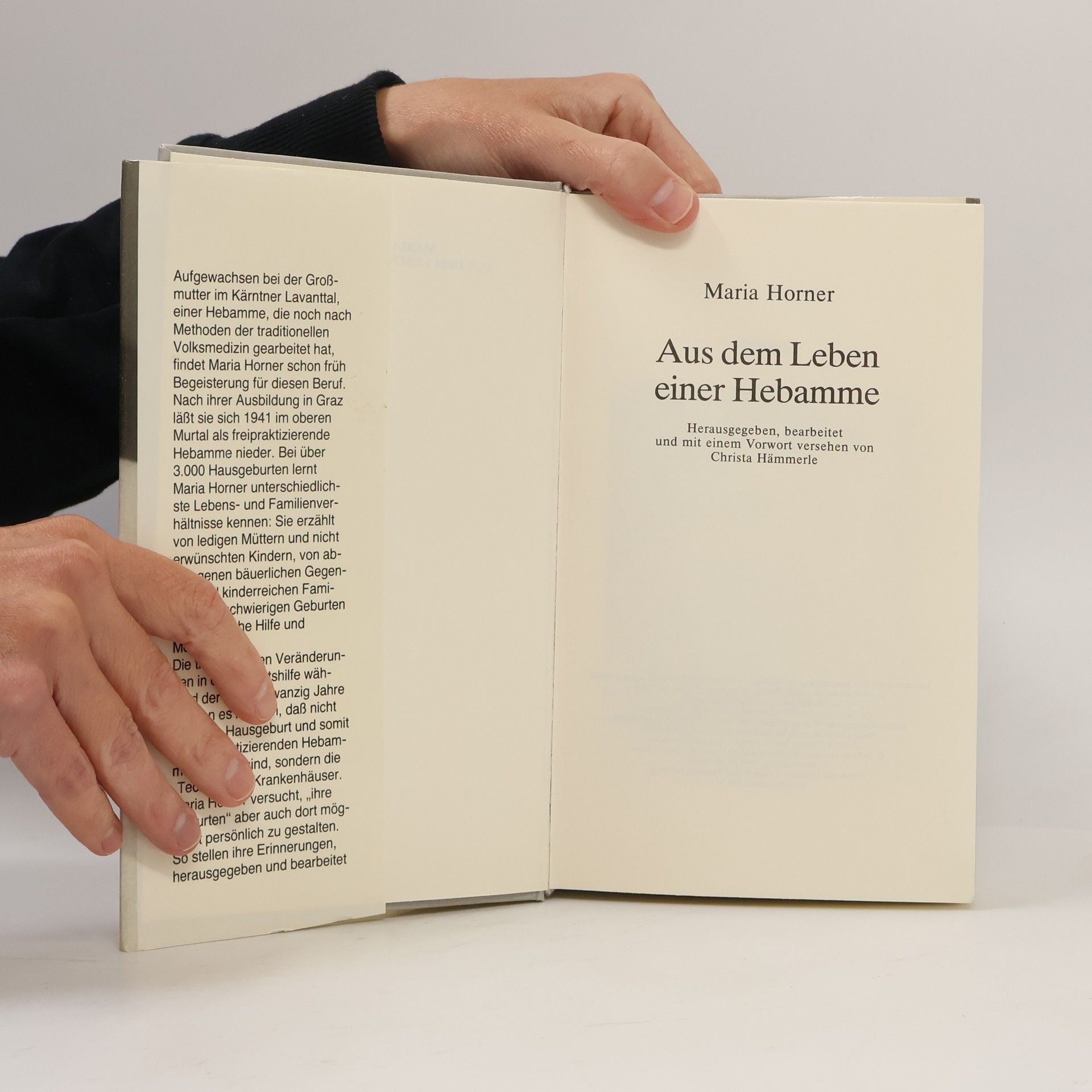 Maria Horner Aus dem Leben einer Hebamme