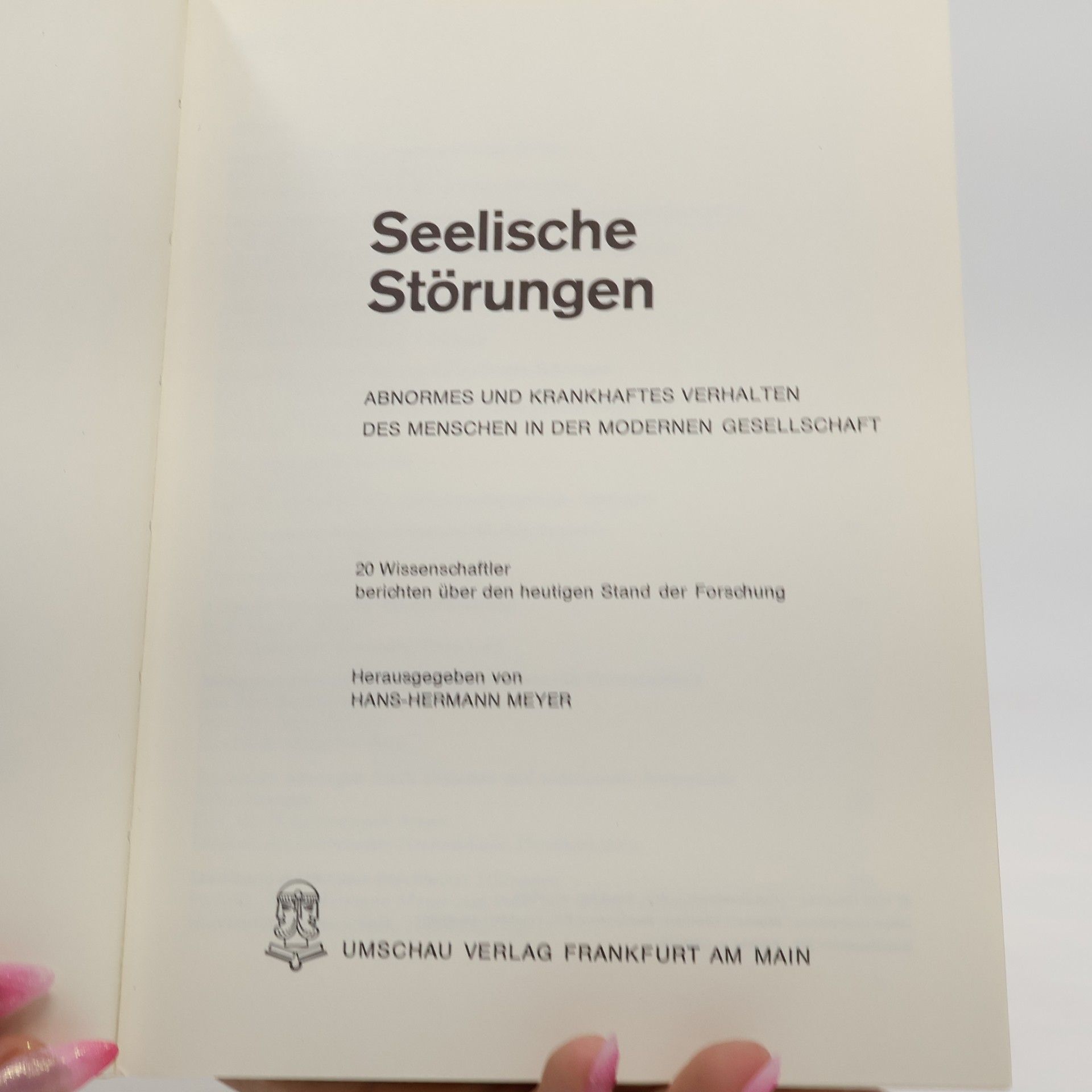 Autorenkollektiv Seelische Störungen