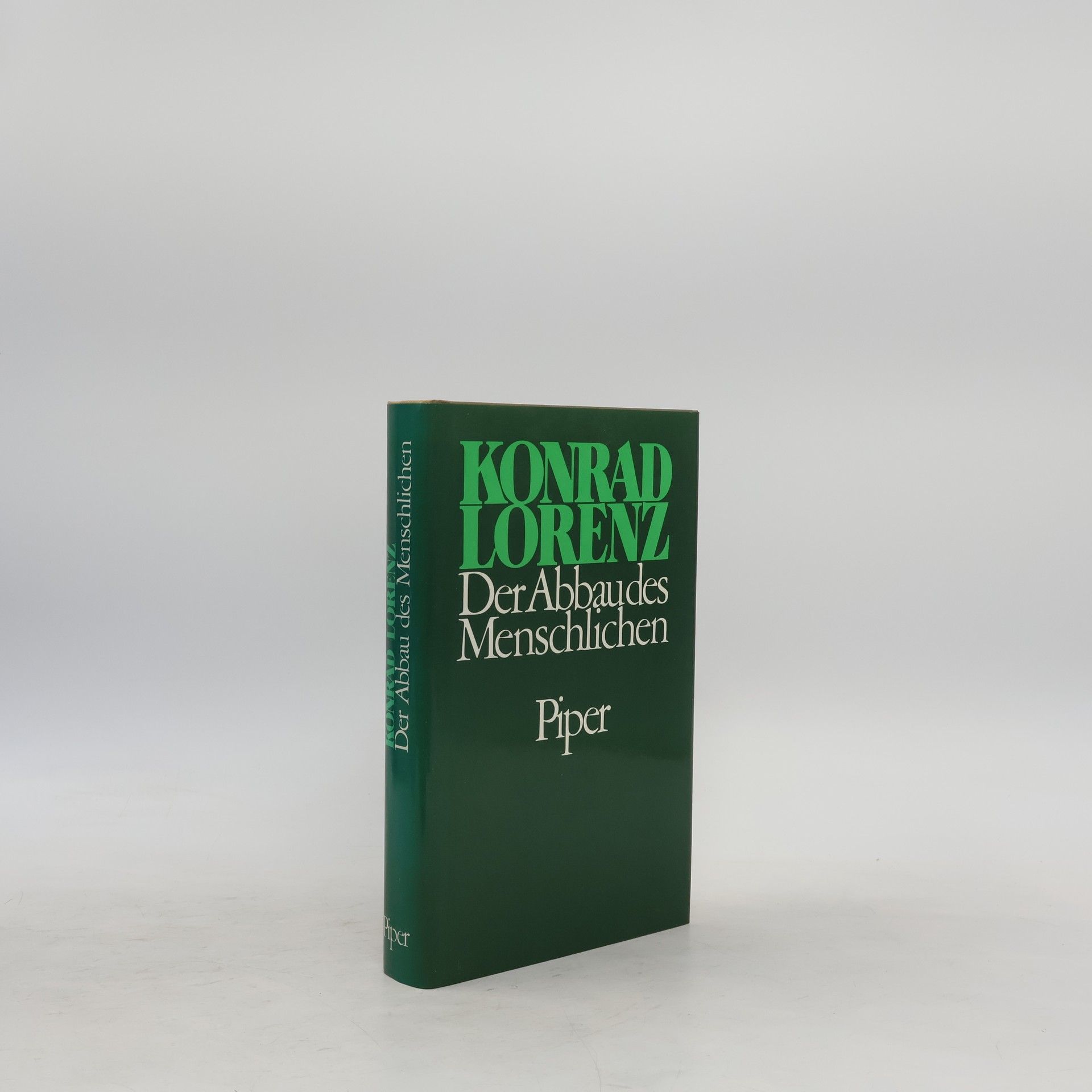 Konrad Lorenz Der Abbau des Menschlichen