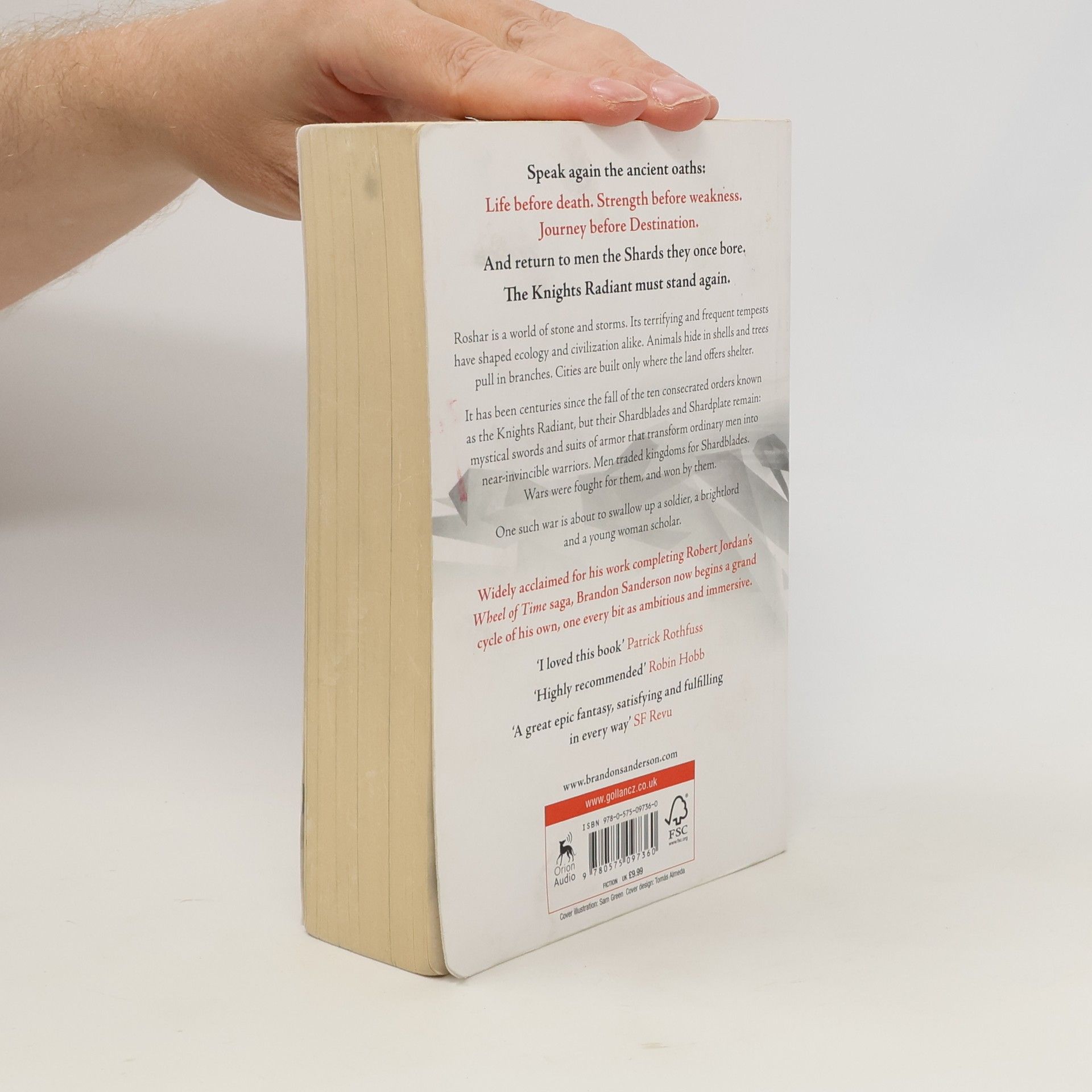Brandon Sanderson The Way of Kings: Book one of The stormlight Archive. Part one