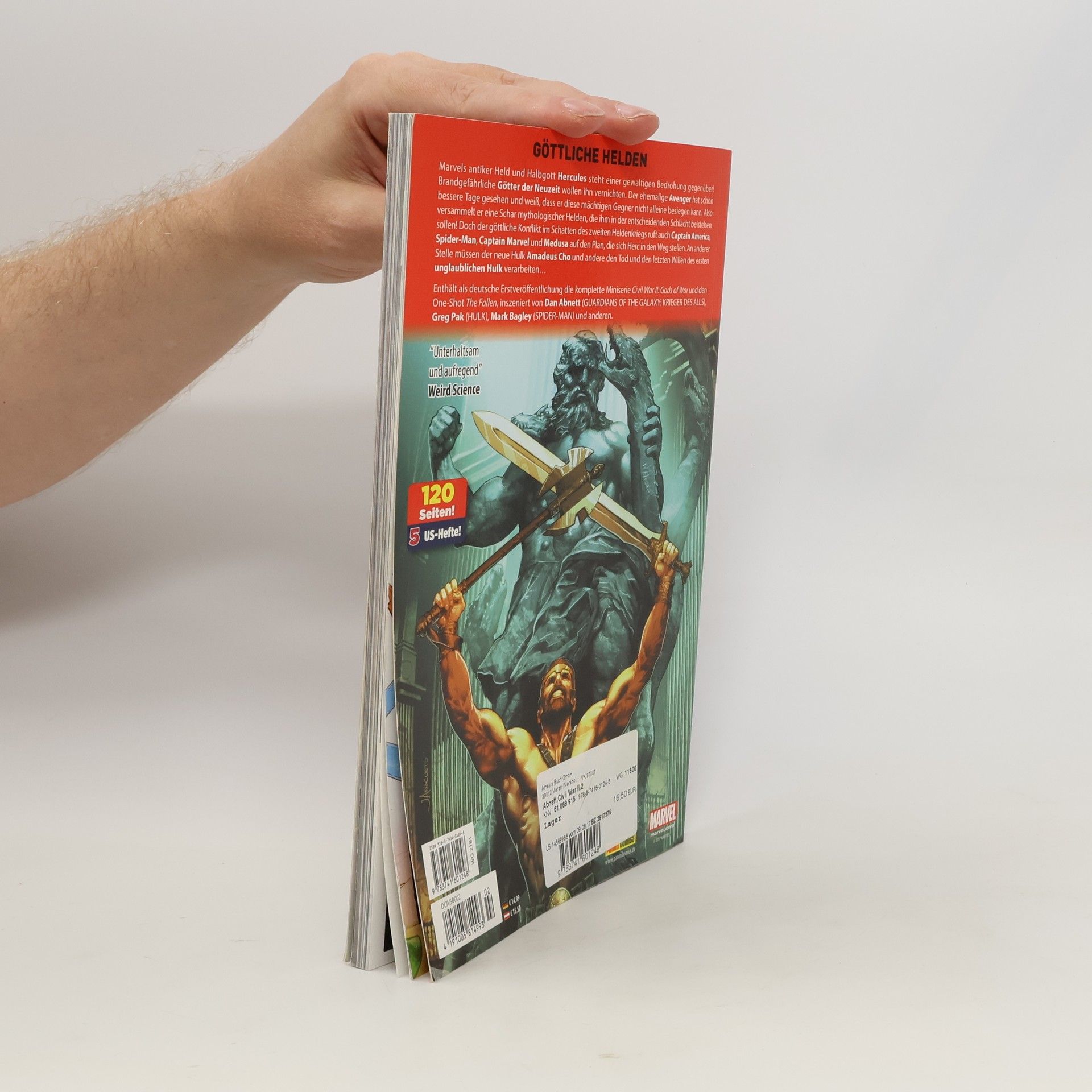 Dan Abnett Civil War II. Krieg der Götter