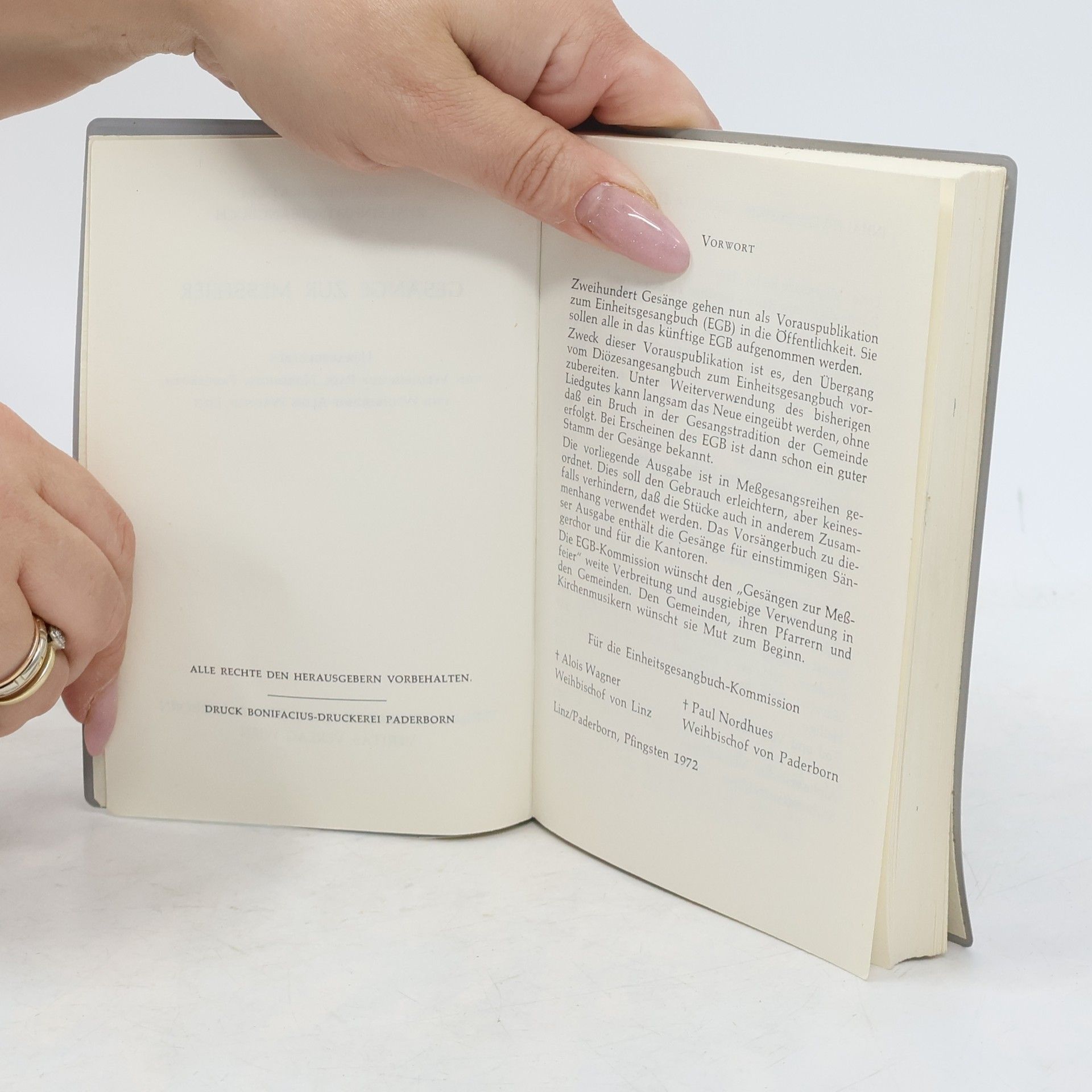 Alois Wagner Gesänge für Meßfeier aus dem Einheitsgesangbuch