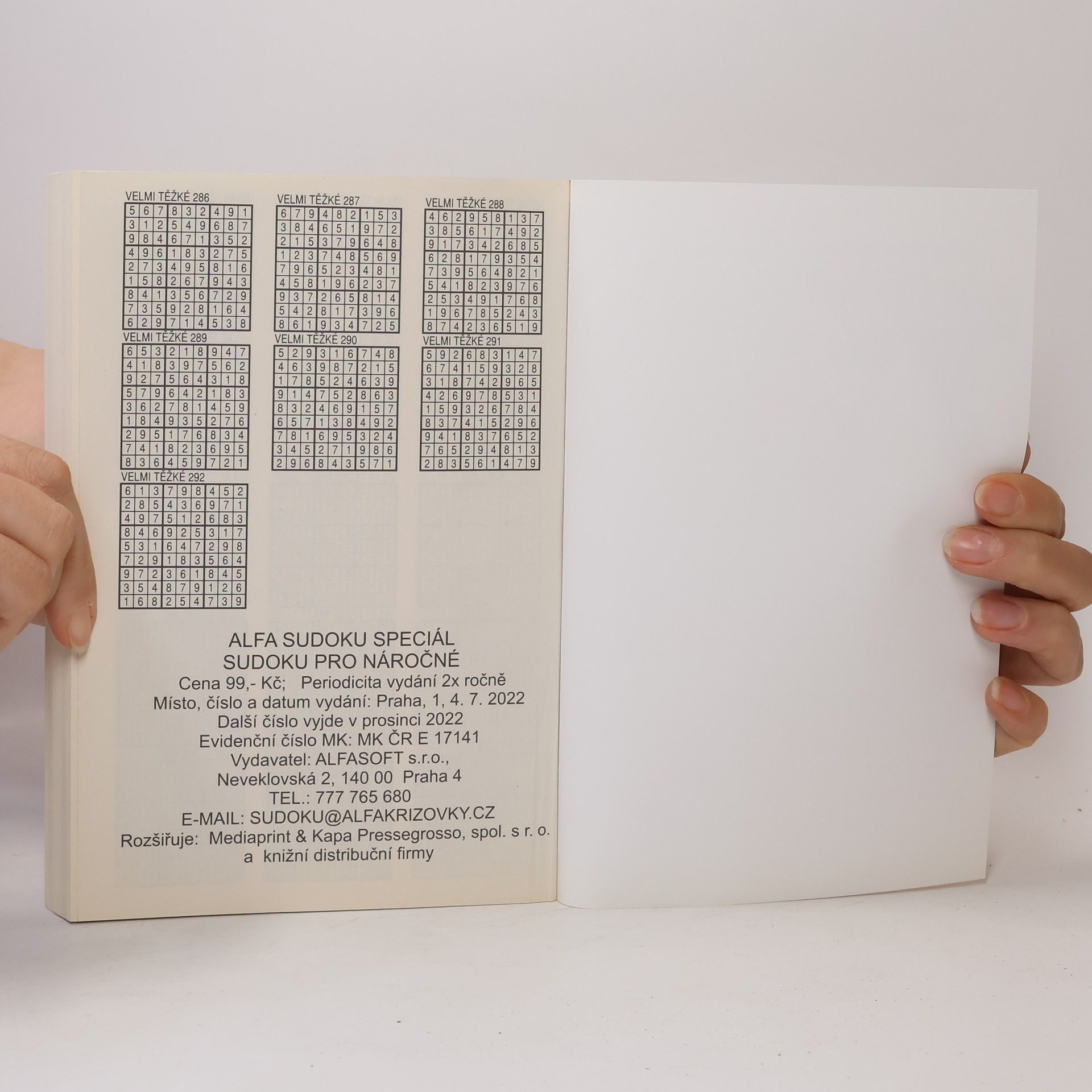 Kolektiv autorů Alfa Sudoku speciál pro náročné