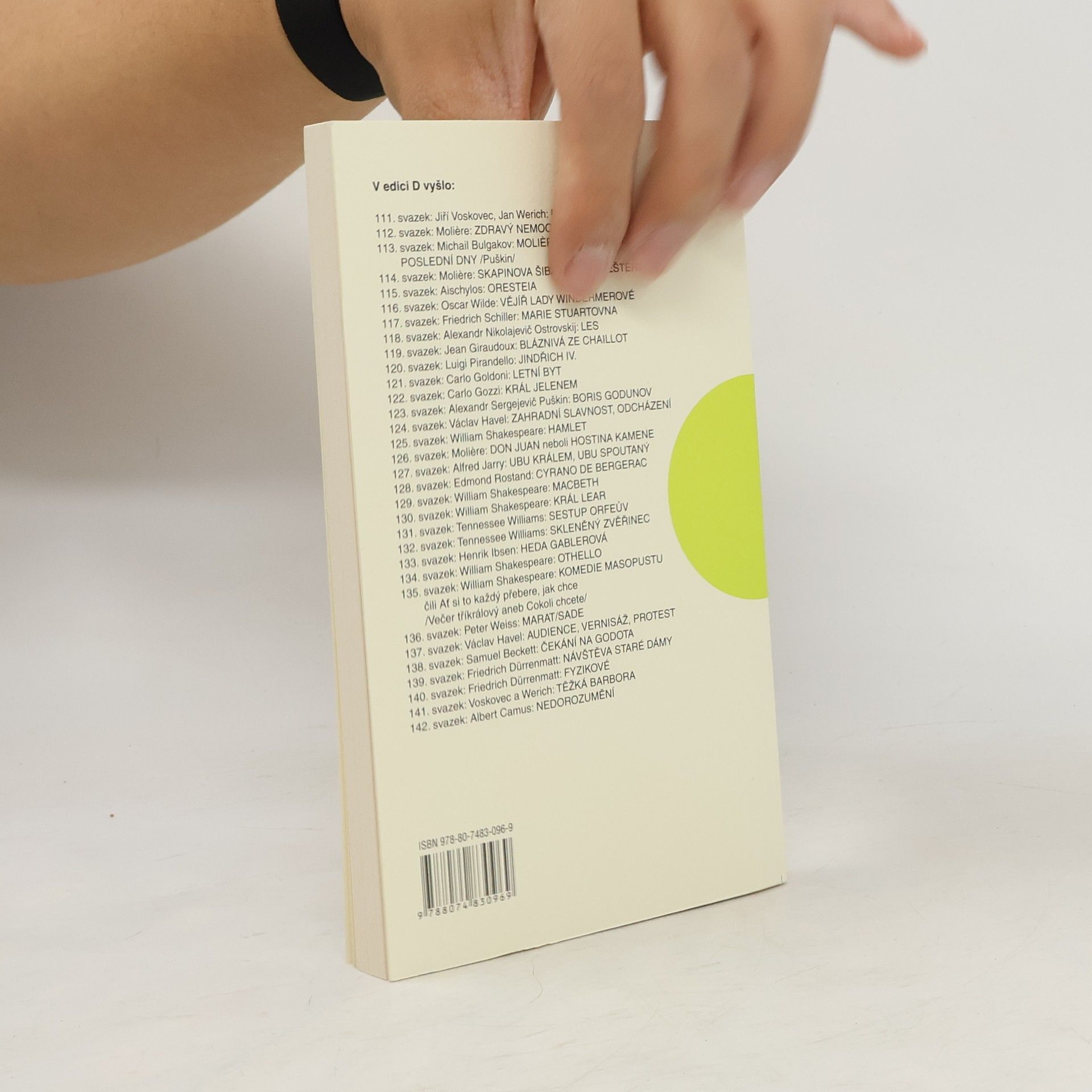 Molière Zdravý nemocný : komedie prokládaná hudbou a tanci