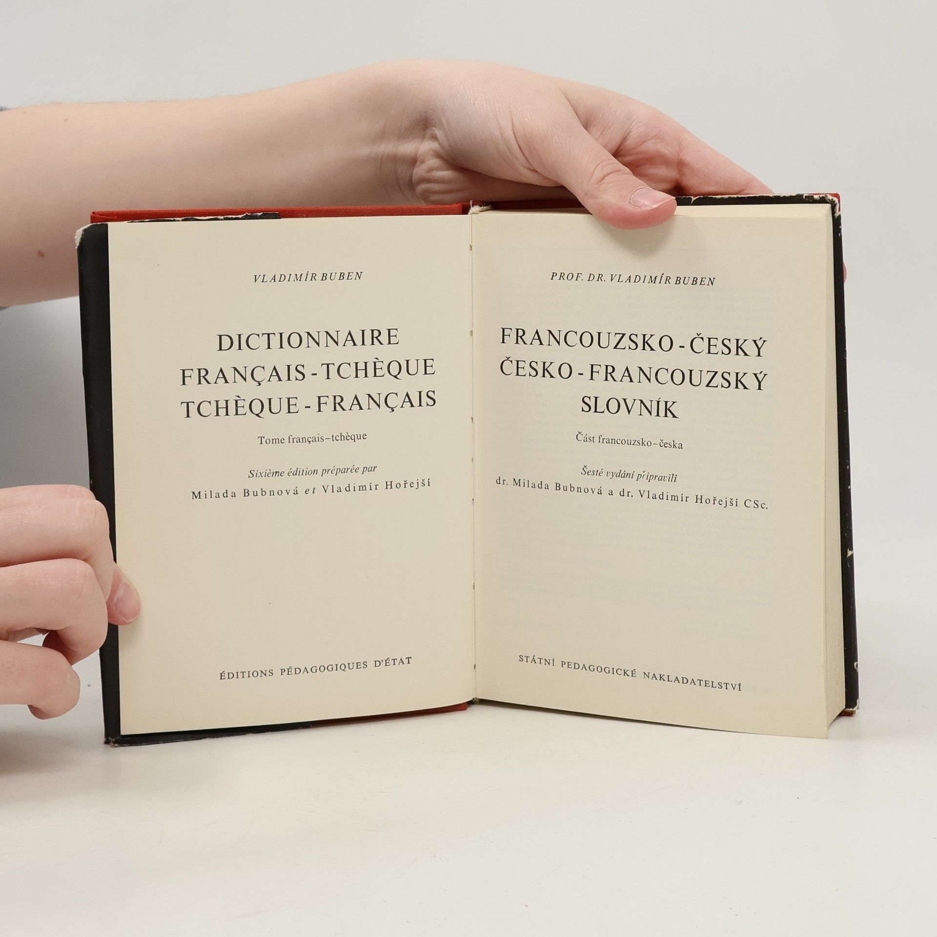 Milada Bubnová Francouzsko-český, česko-francouzský slovník. Část francouzsko-česká
